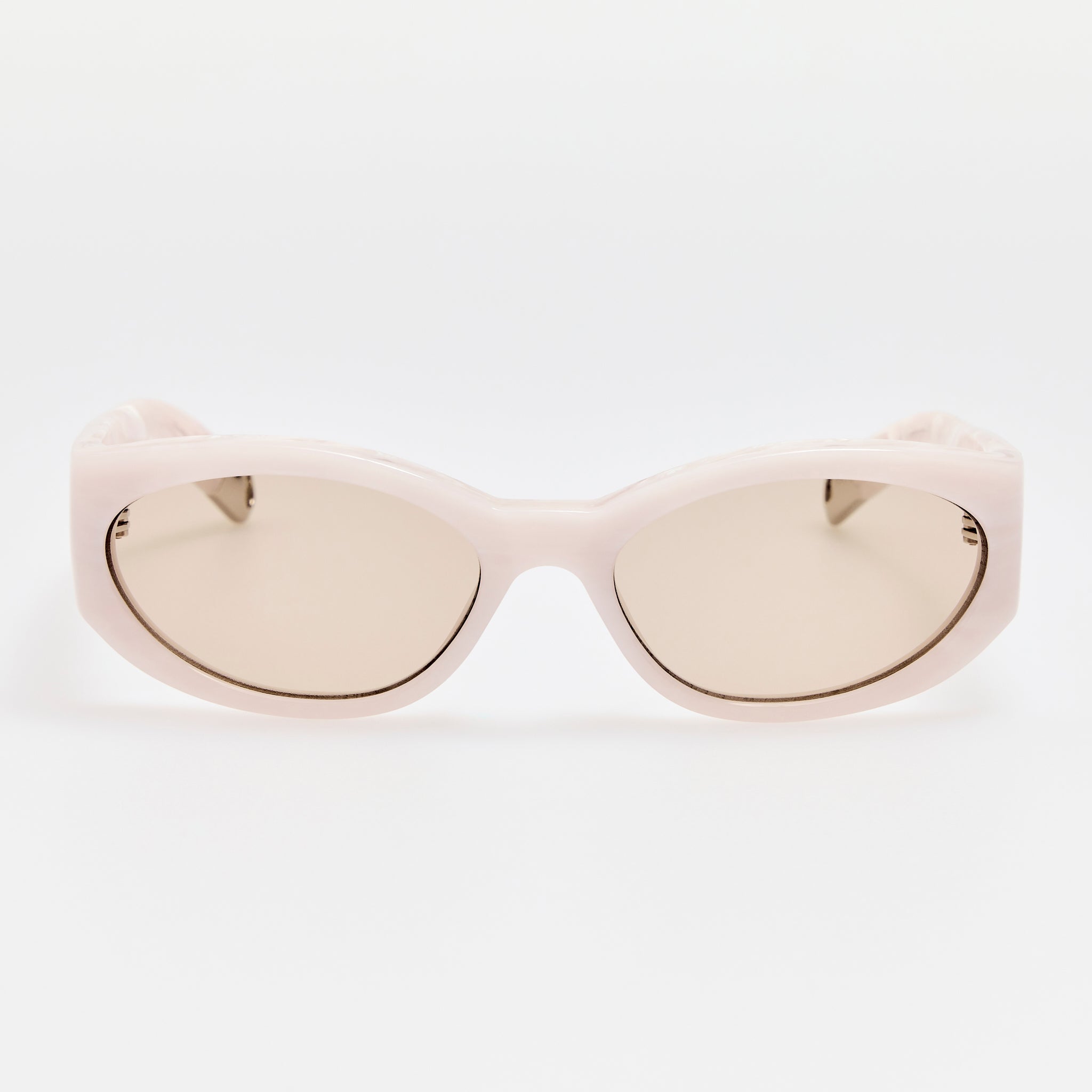 Ovalo Sunglasses in Marble - LINDA FARROW-Sunglasses-
