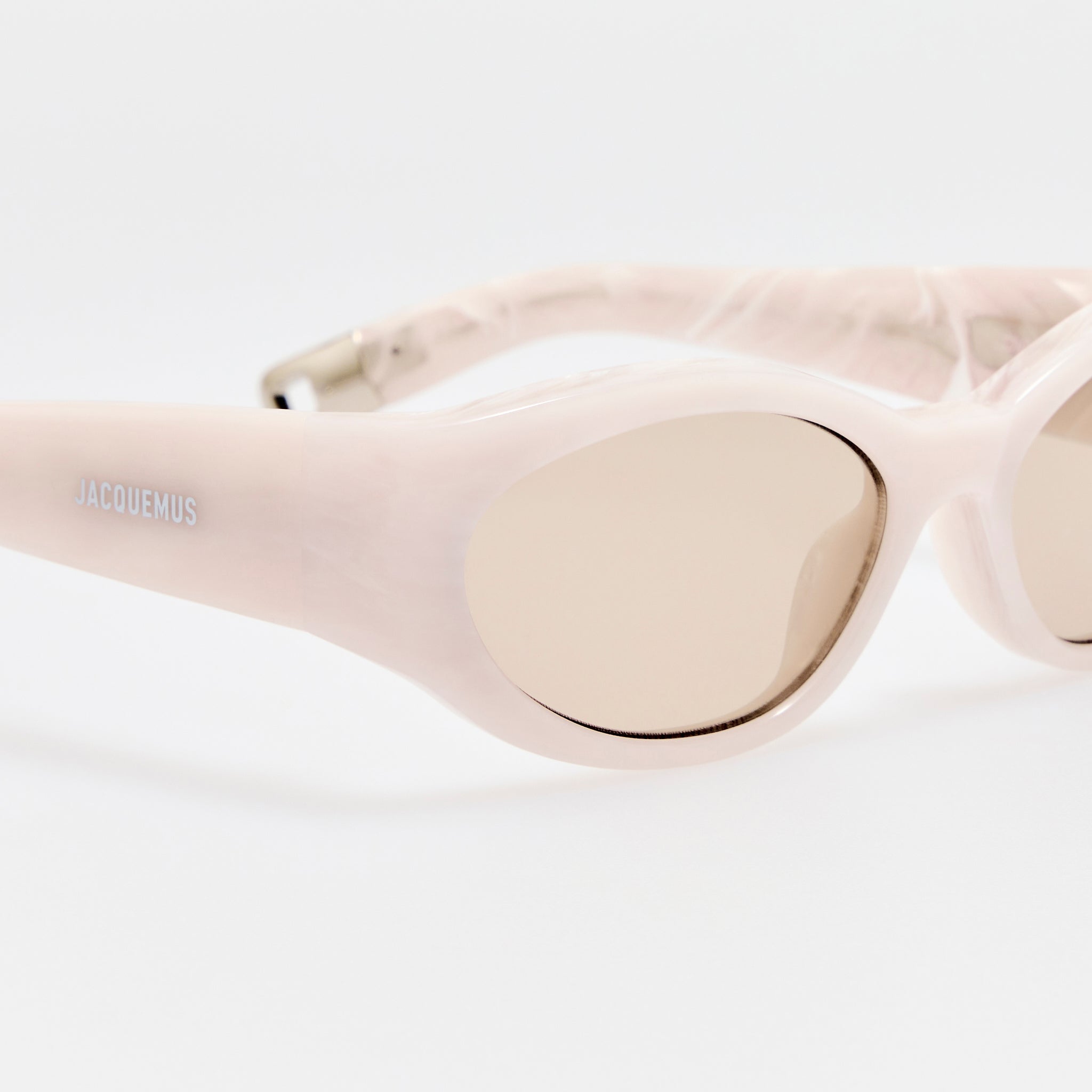 Ovalo Sunglasses in Marble - LINDA FARROW-Sunglasses-
