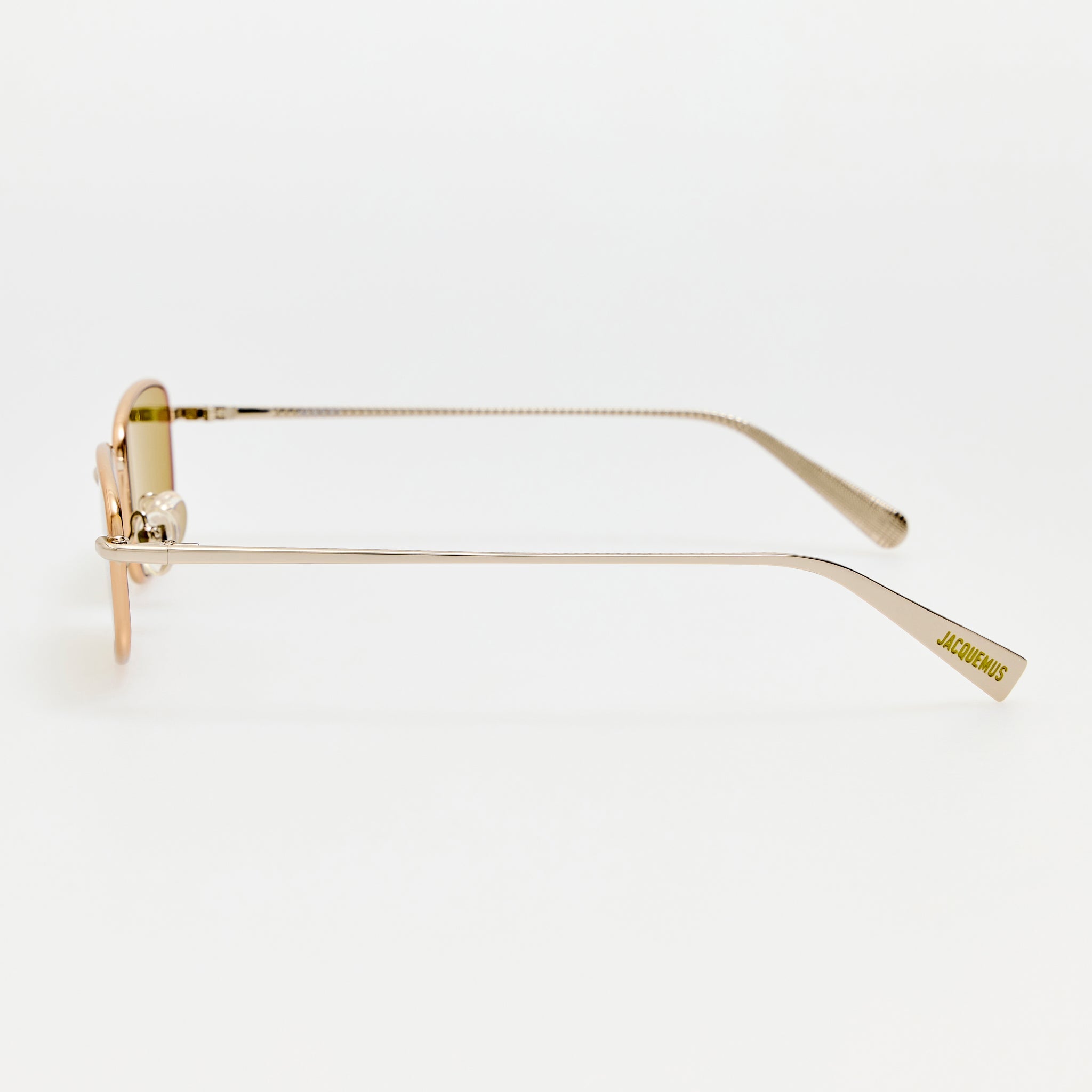 Palma Sunglasses in Gold and Khaki - LINDA FARROW-Sunglasses-