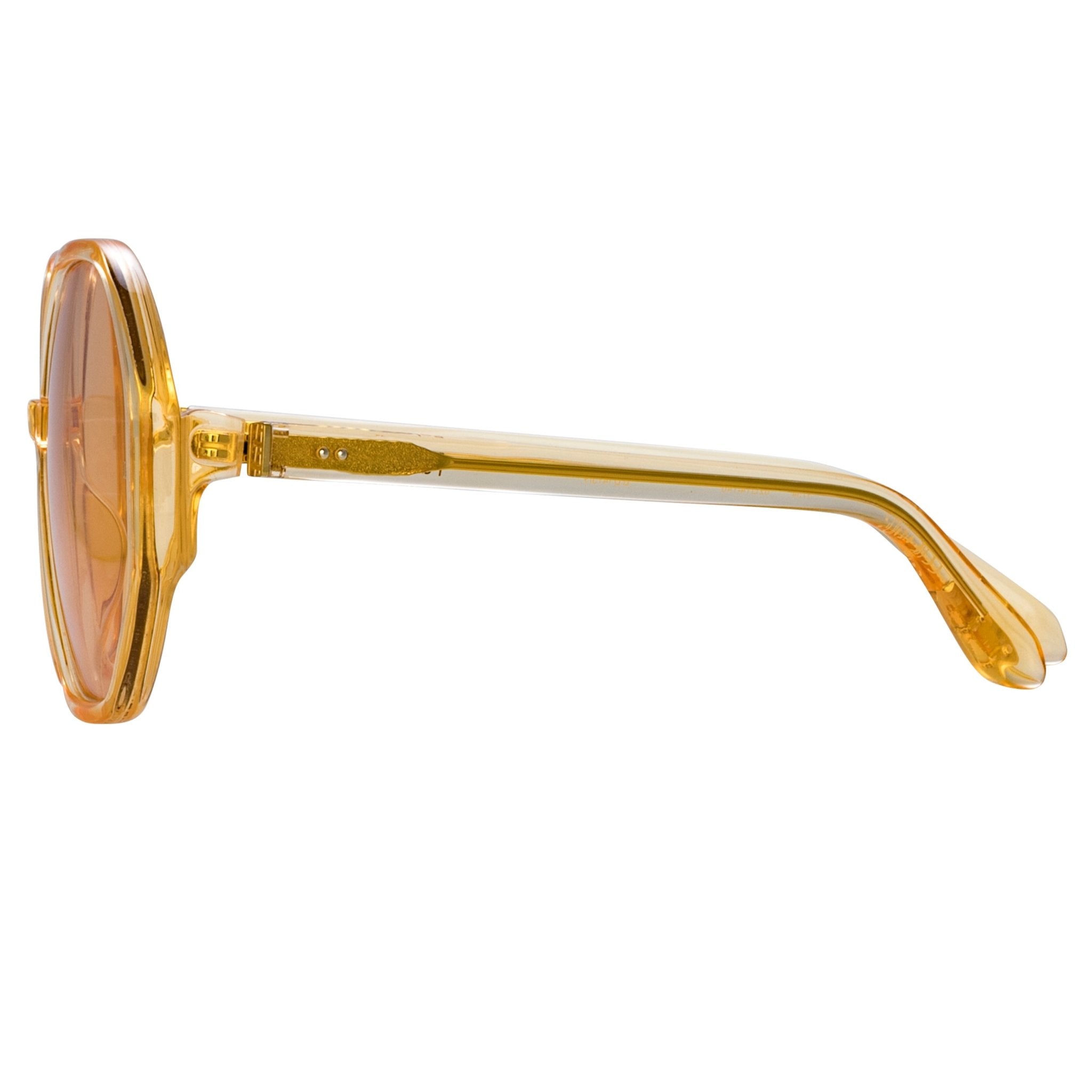 Paloma Sunglasses in Orange - LINDA FARROW - Sunglasses - 