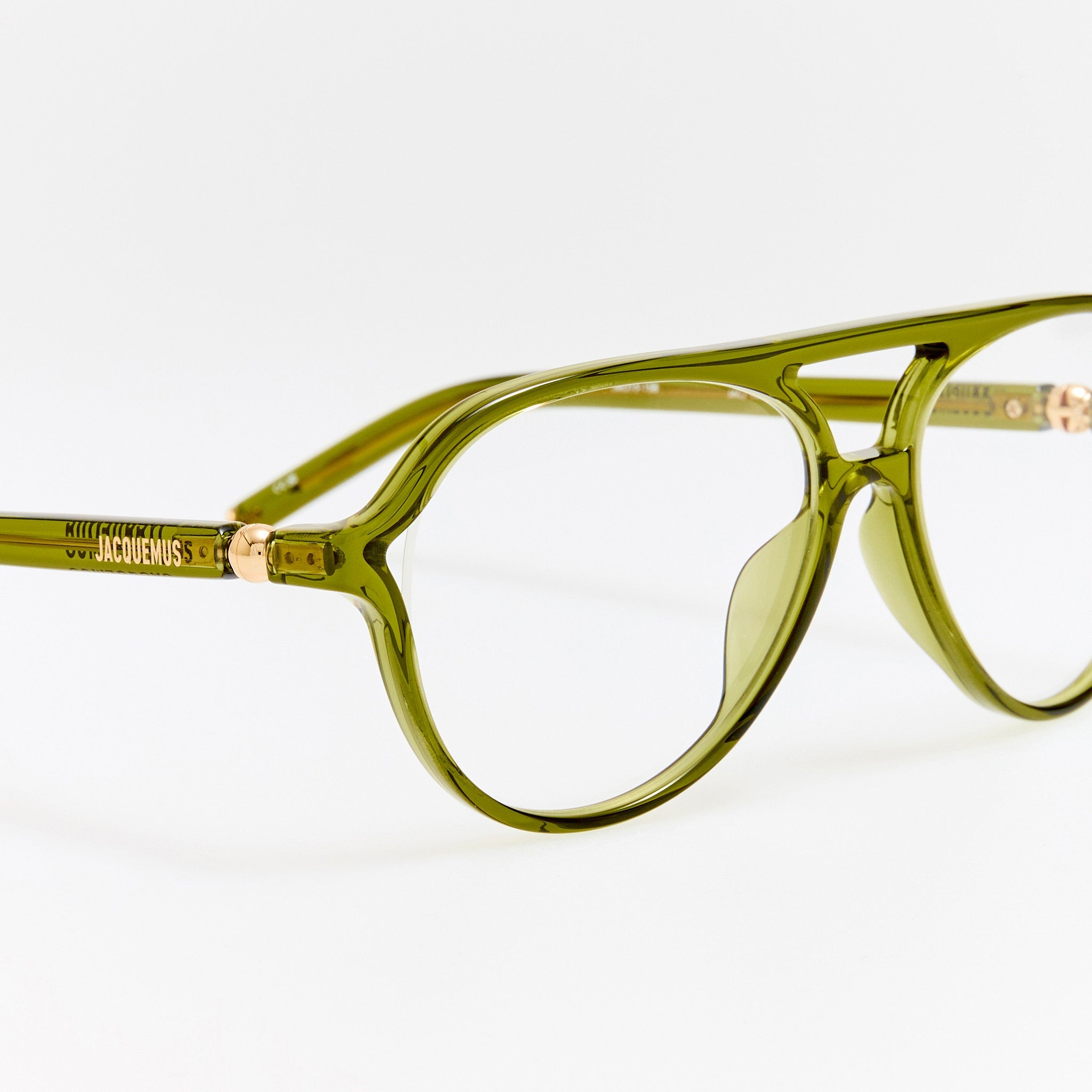 Pastro Optical in Khaki - LINDA FARROW - Optical Frame - 