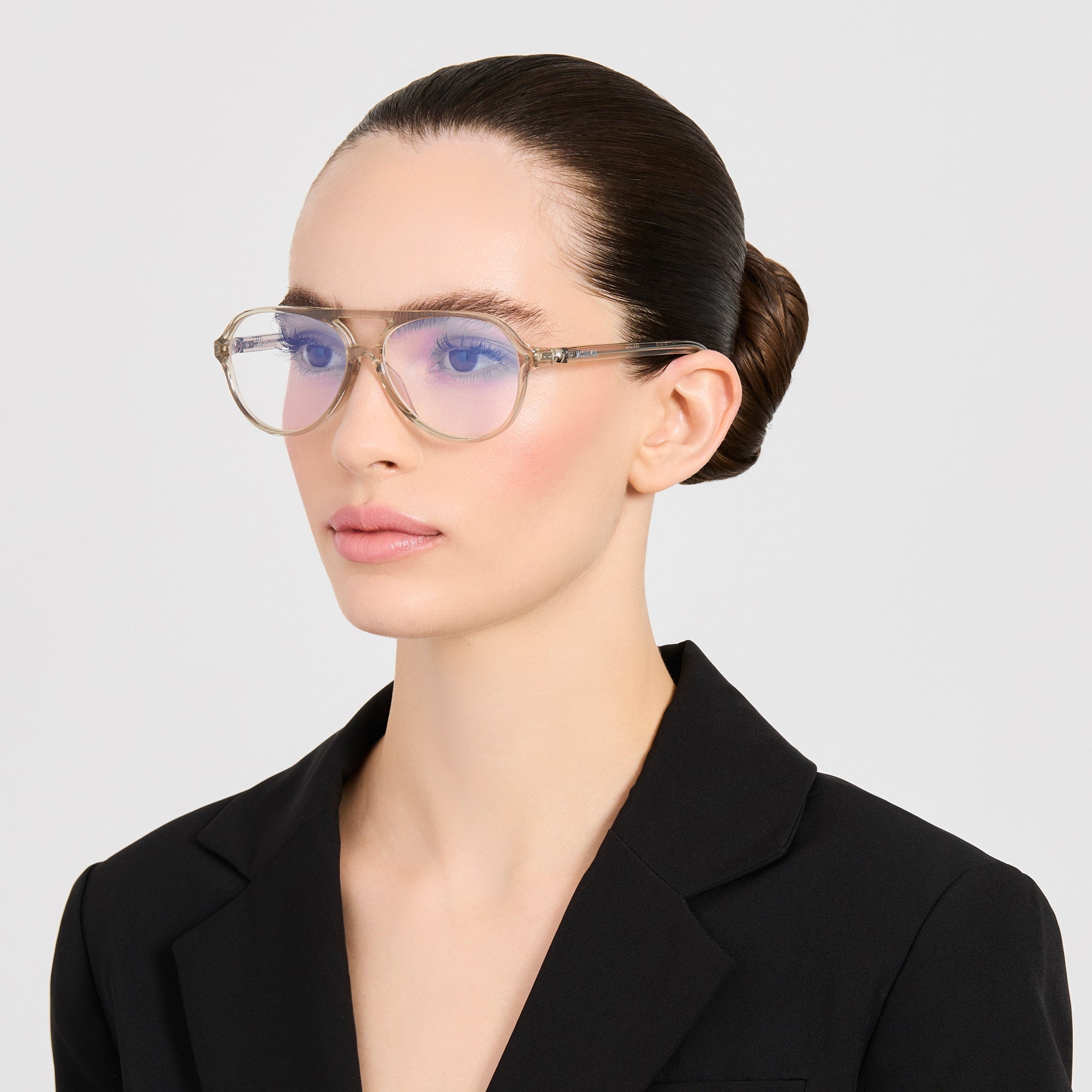 Pastro Optical in Smoke - LINDA FARROW-Optical Frame-