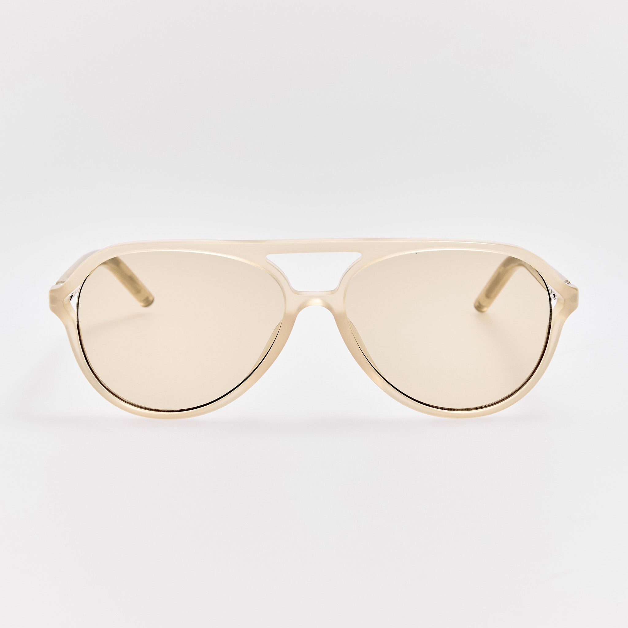 Jacquemus Pastro Sunglasses in Nude | LINDA FARROW Luxury Eyewear