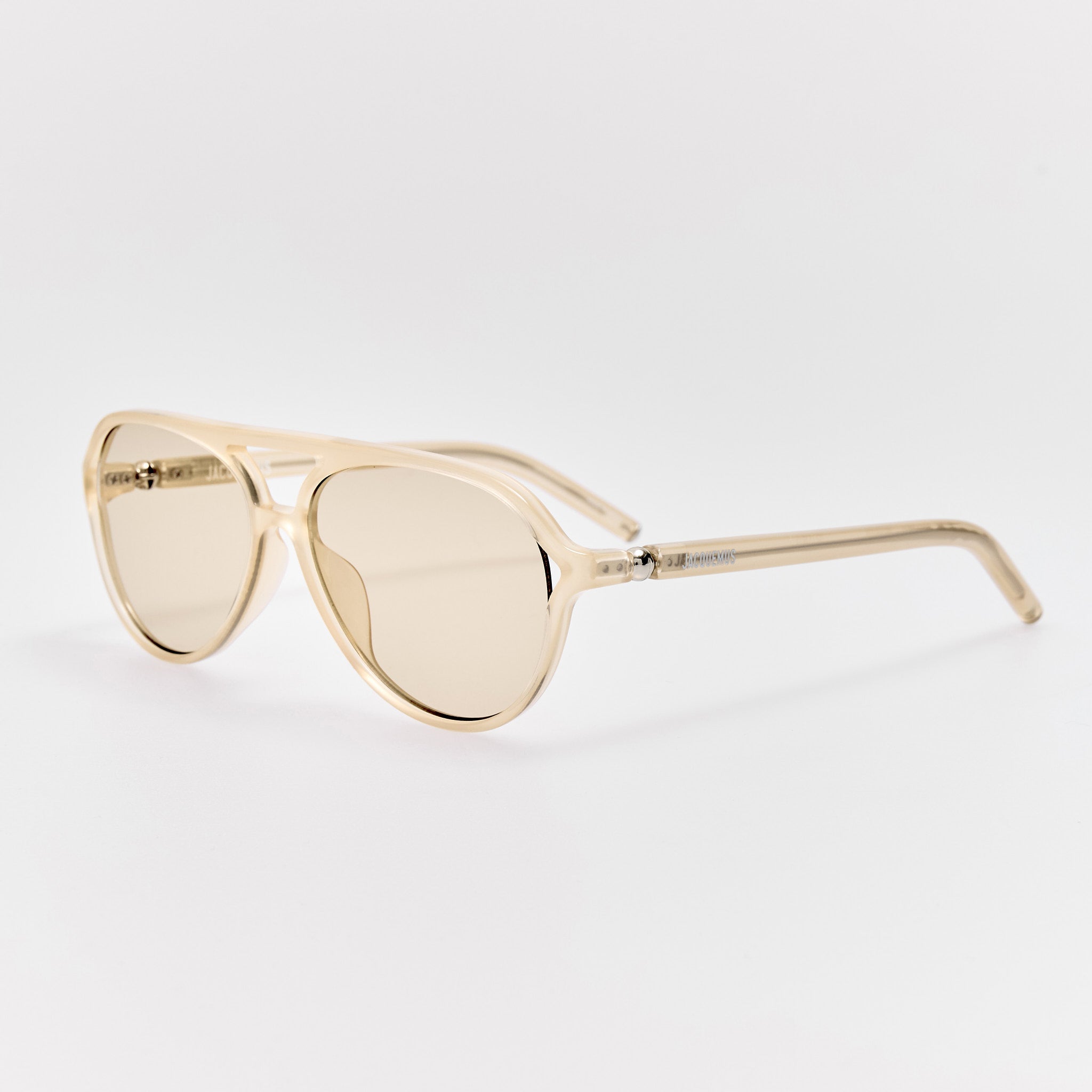 Pastro Sunglasses in Nude - LINDA FARROW - Sunglasses - 