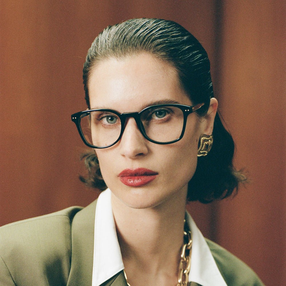 Paulson Optical in Black - LINDA FARROW - Optical Frame - 