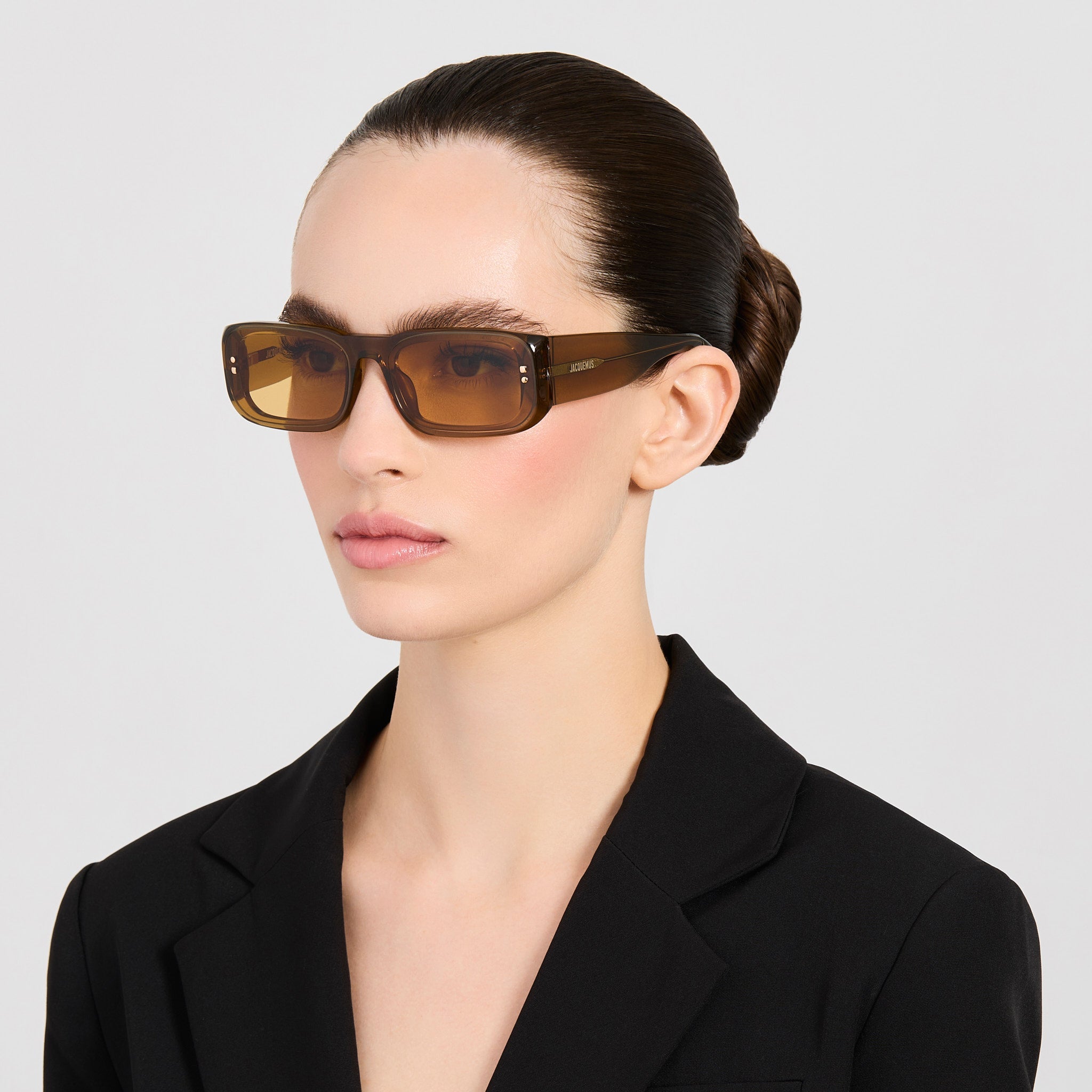 Pisco Sunglasses in Brown - LINDA FARROW-Sunglasses-