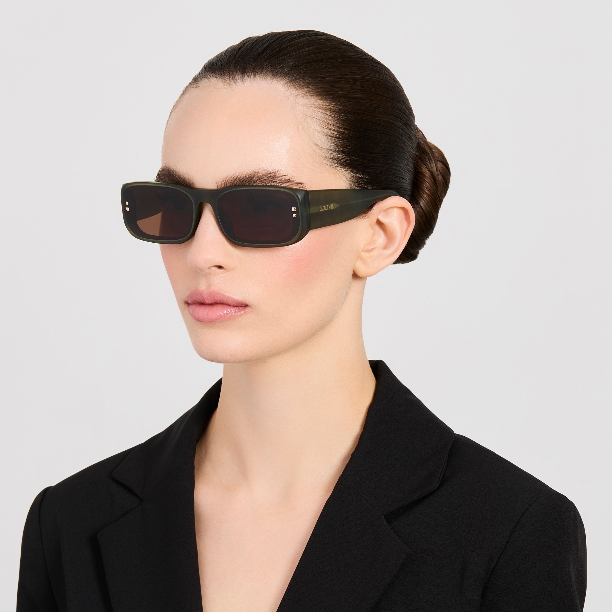 Pisco Sunglasses in Green - LINDA FARROW-Sunglasses-