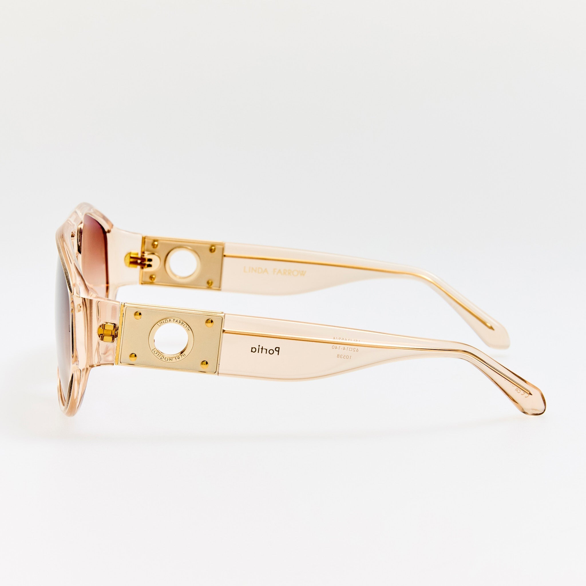 Portia Sunglasses in Ash - LINDA FARROW - Sunglasses - 