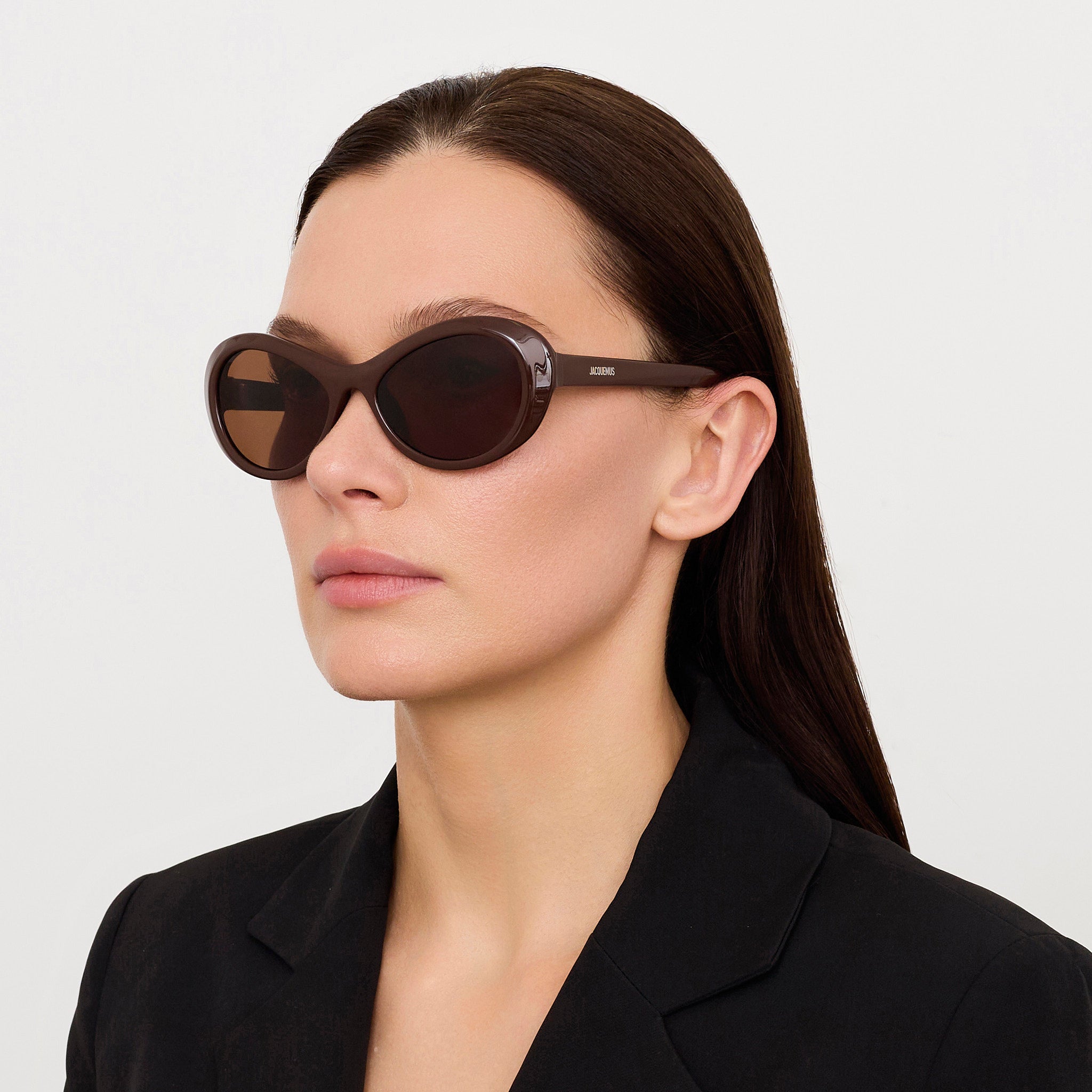 Rond Sunglasses in Brown - LINDA FARROW - Sunglasses - 