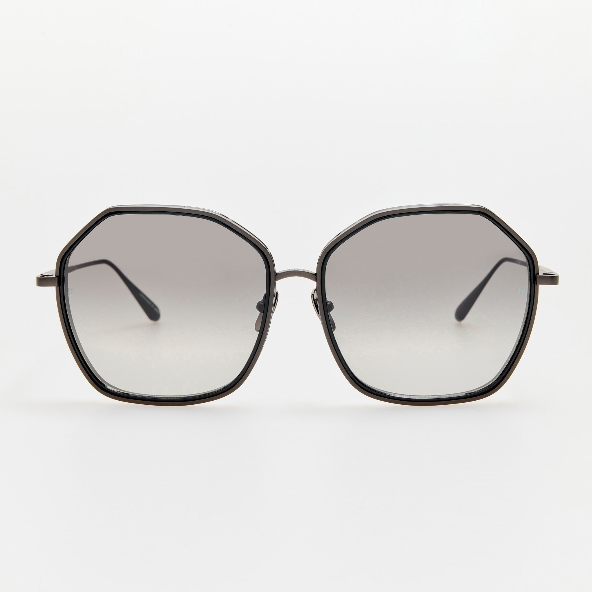 Rowe Sunglasses in Matt Nickel - LINDA FARROW - Sunglasses - 