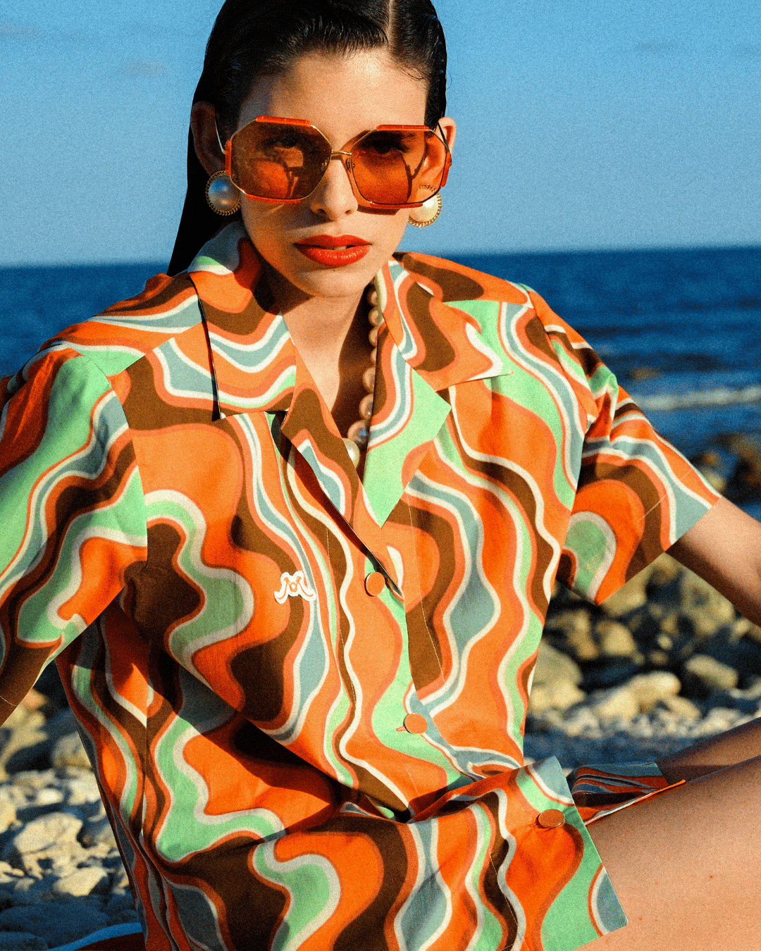 Margot Sunglasses in Terracotta