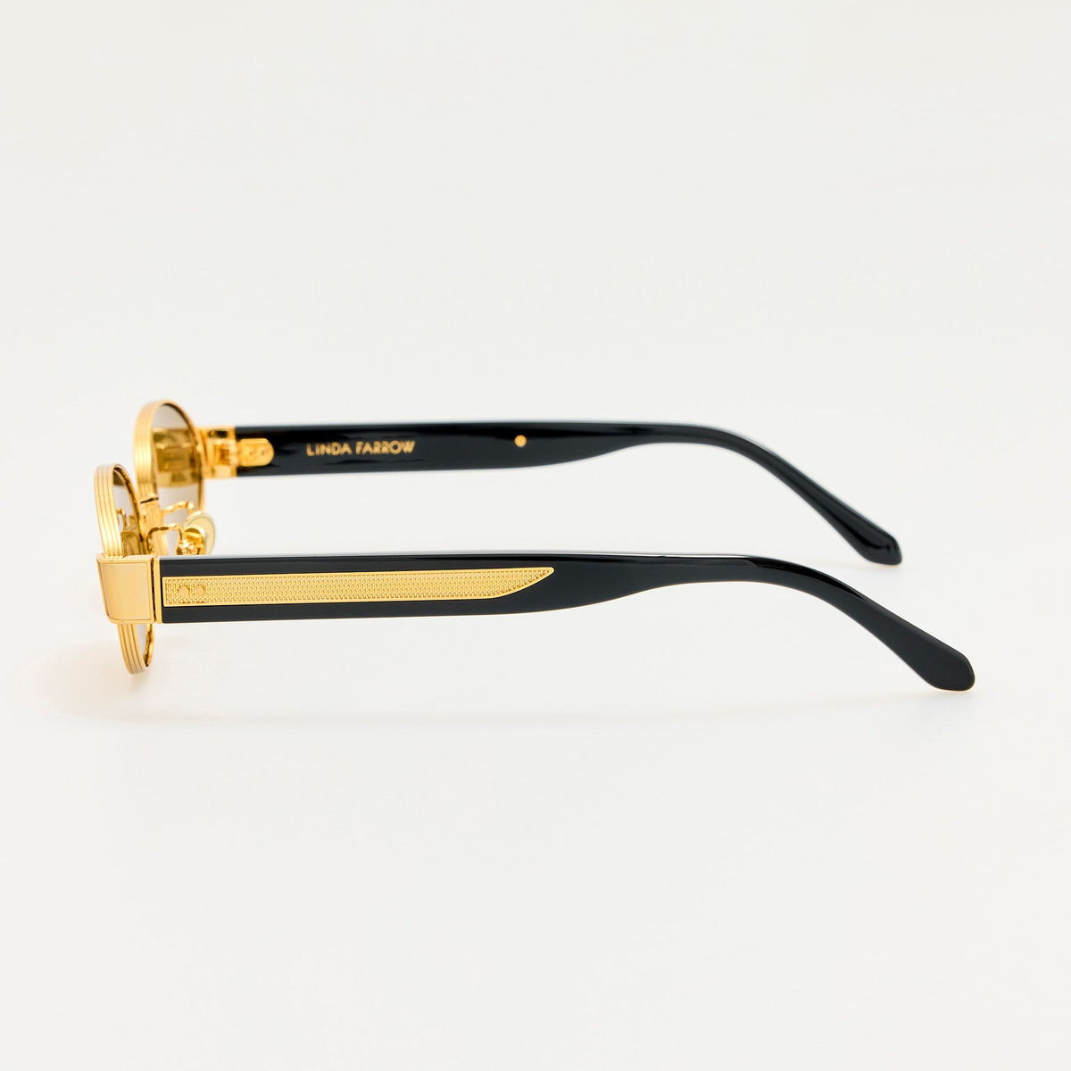 Sadie Sunglasses in 24K Gold - LINDA FARROW-Sunglasses-