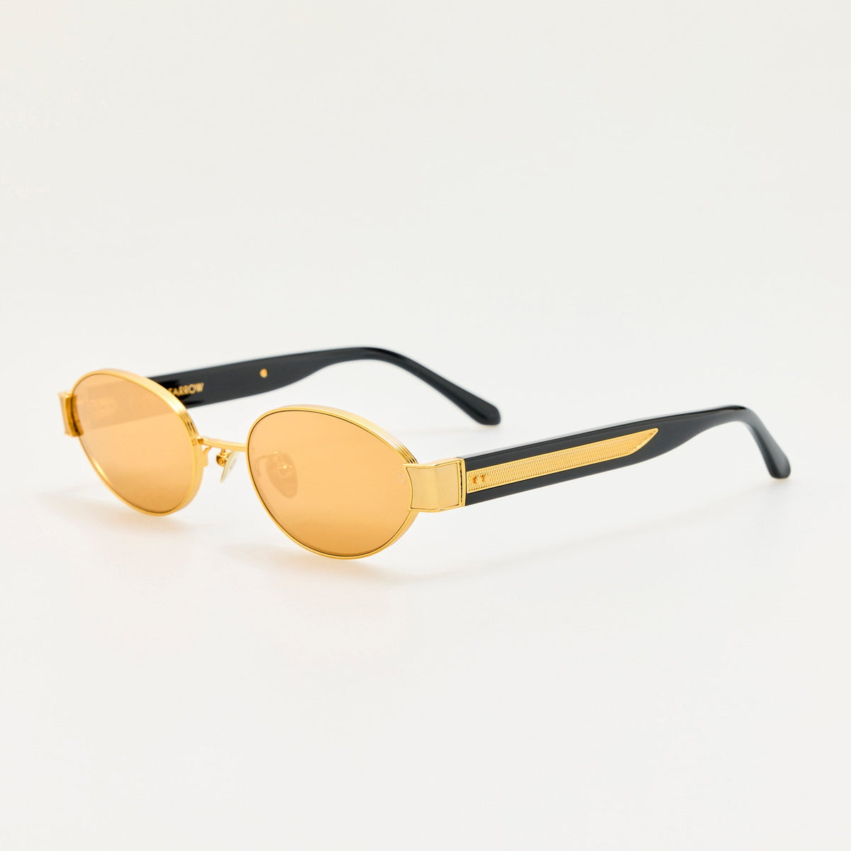 Sadie Sunglasses in 24K Gold - LINDA FARROW-Sunglasses-