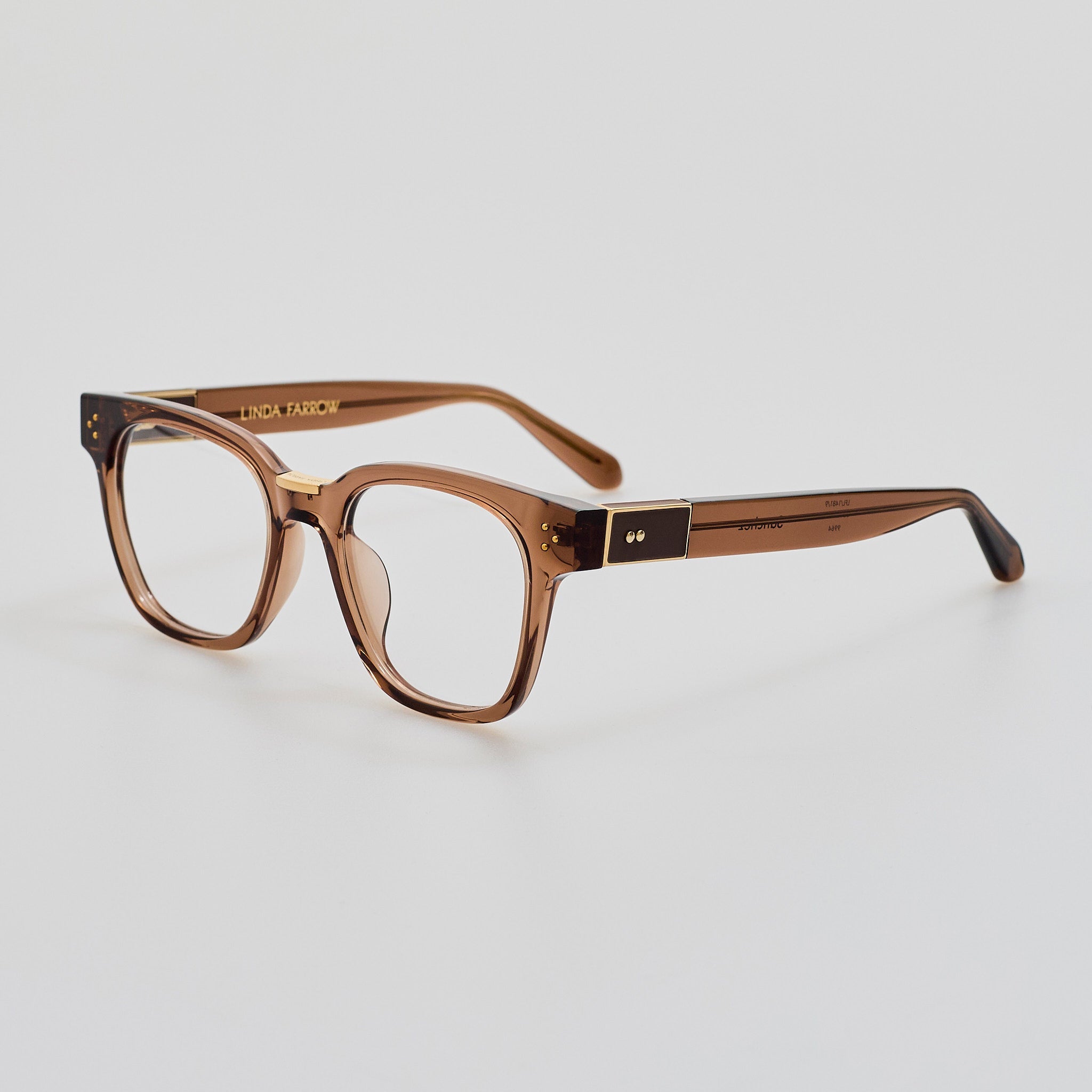 Sanchez Optical in Brown - LINDA FARROW - Optical Frame - 