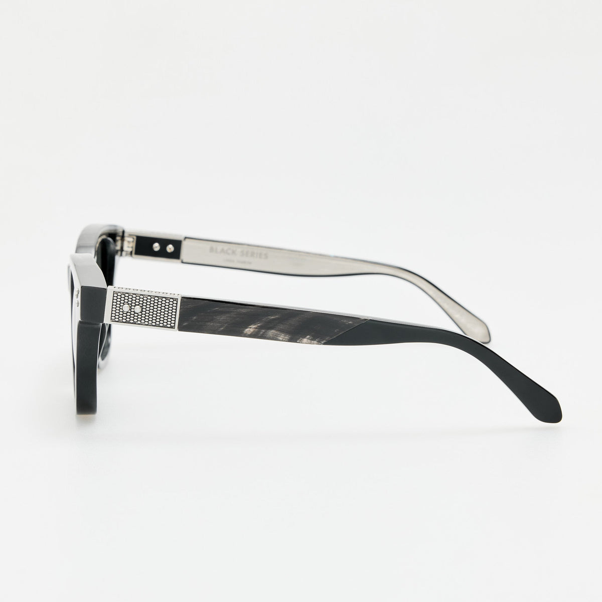 Sanchez Sunglasses in Buffalo Horn and 925 Sterling Silver - LINDA FARROW-Sunglasses-