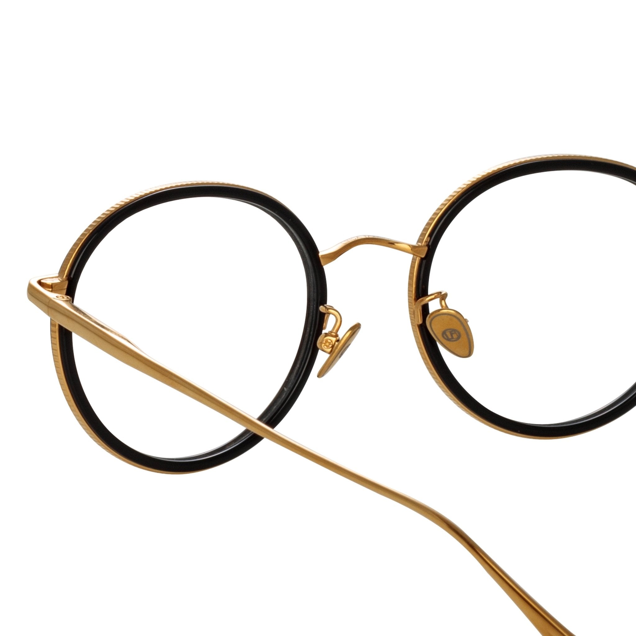 Sato Optical Frame in 22K Yellow Gold - LINDA FARROW - Optical Frame - 
