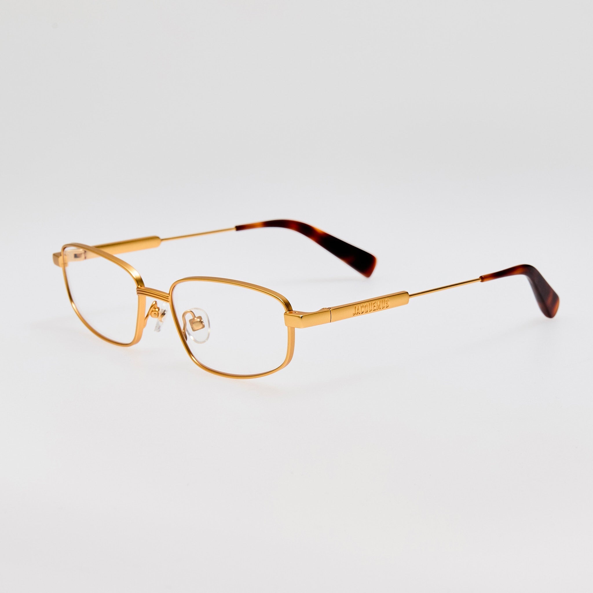 Secretaire Optical in Matt Gold - LINDA FARROW - Optical Frame - 