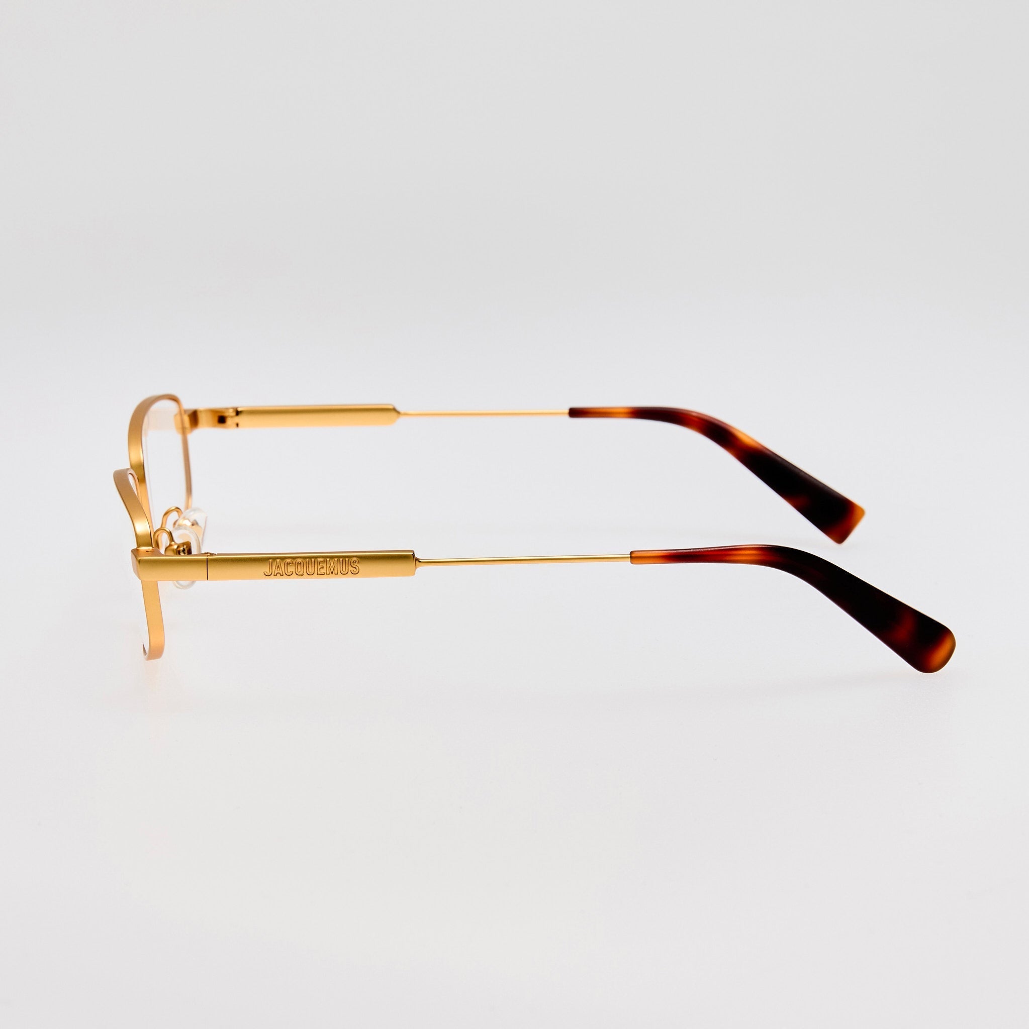 Secretaire Optical in Matt Gold - LINDA FARROW - Optical Frame - 