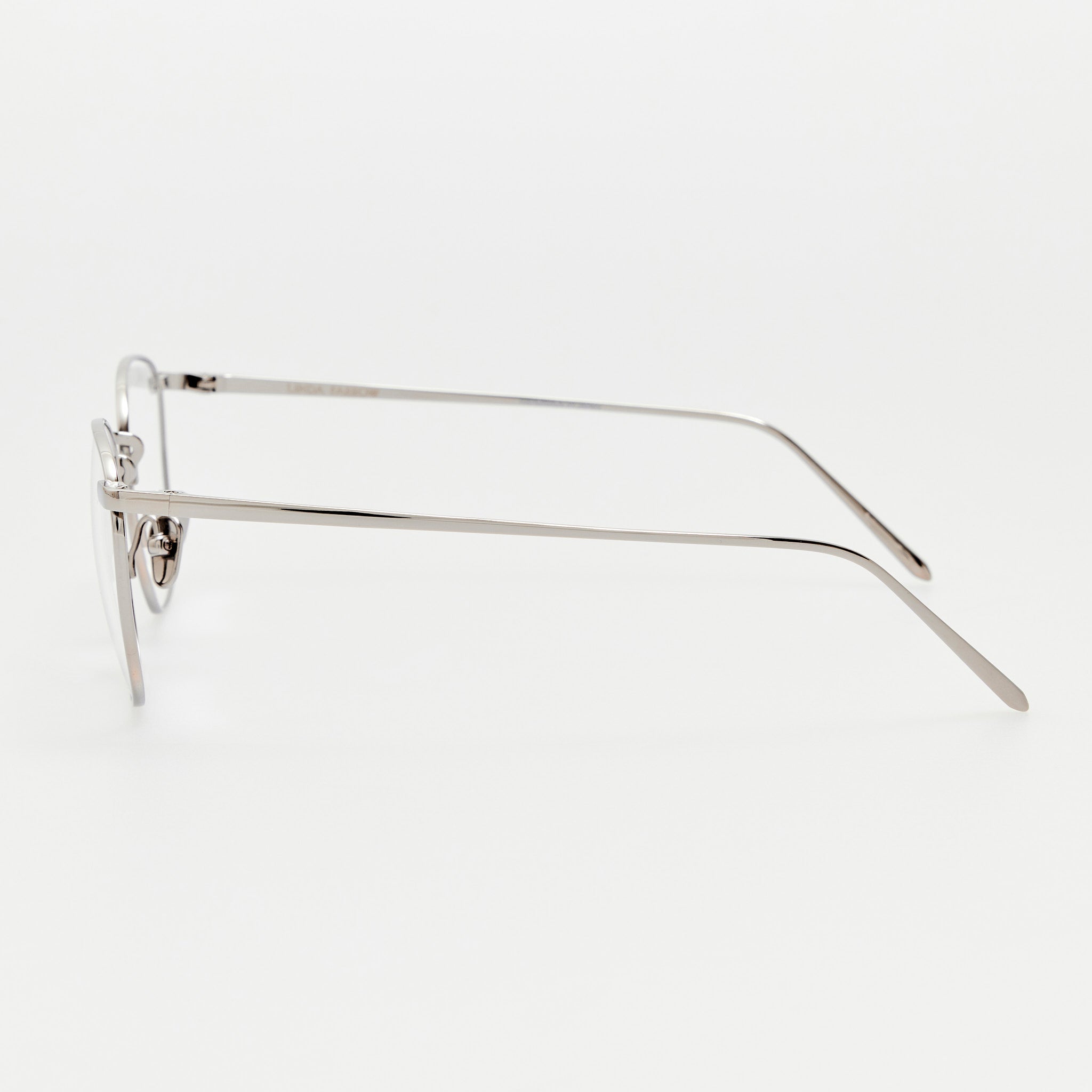 Simon Square Optical in 22K White Gold - LINDA FARROW - Optical Frame - 