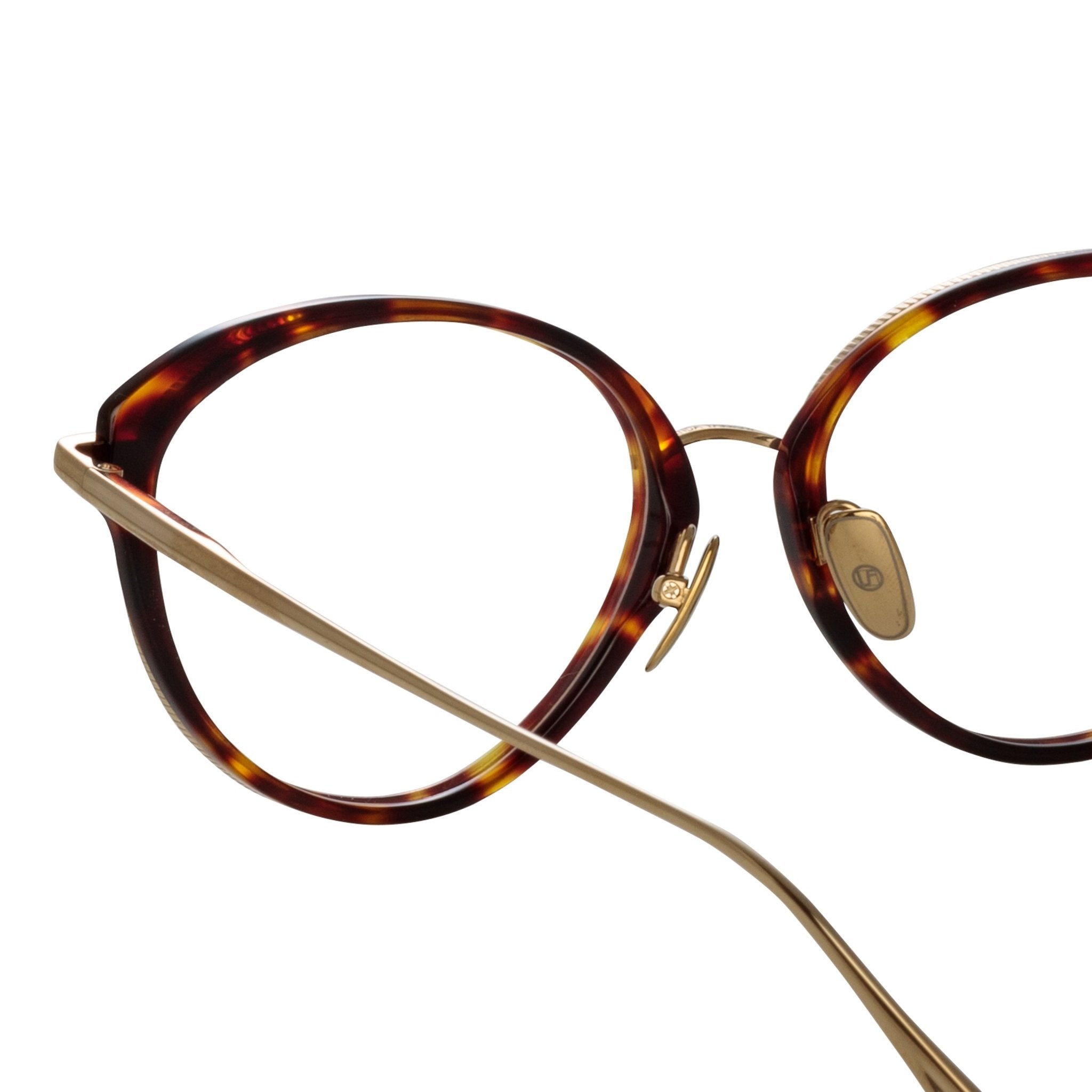 Song Optical Frame in Tortoiseshell - LINDA FARROW - Optical Frame - 