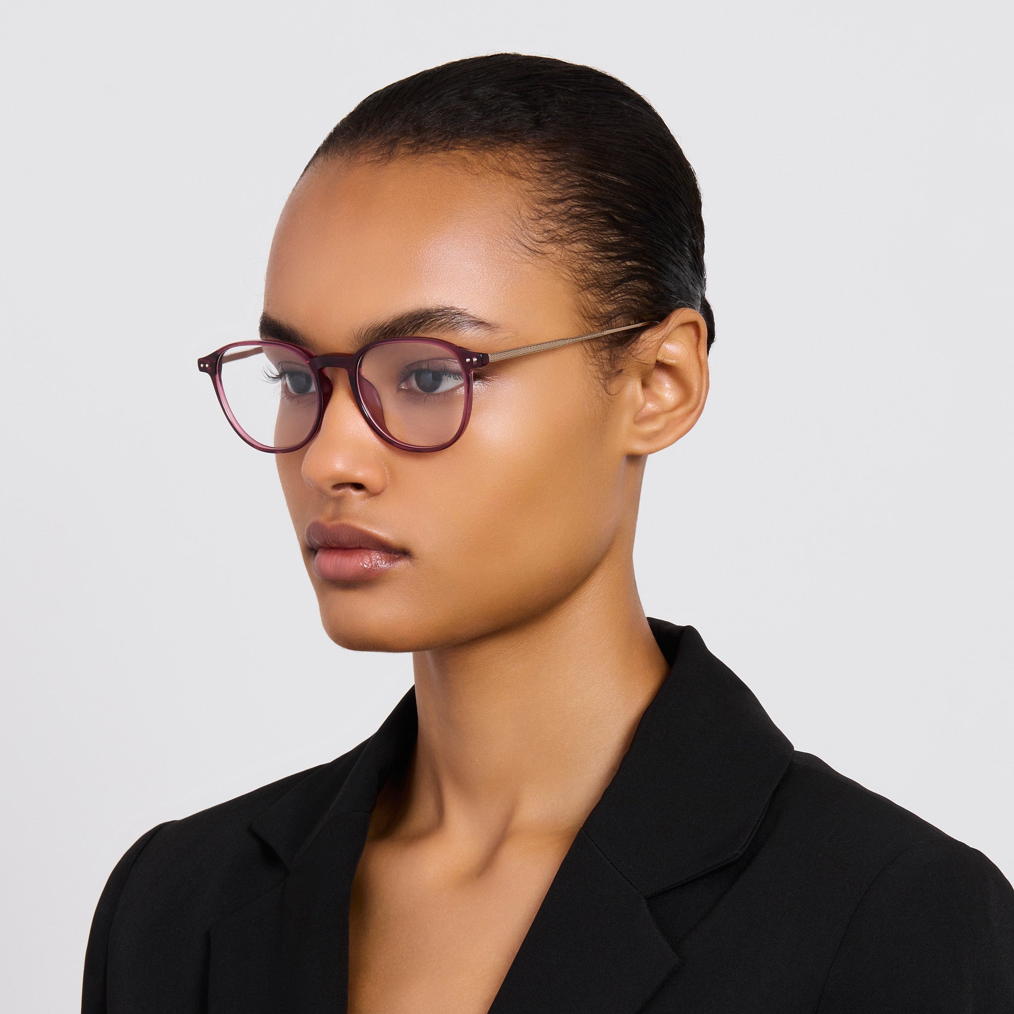 Stanley Optical in Wine - LINDA FARROW - Optical Frame - 