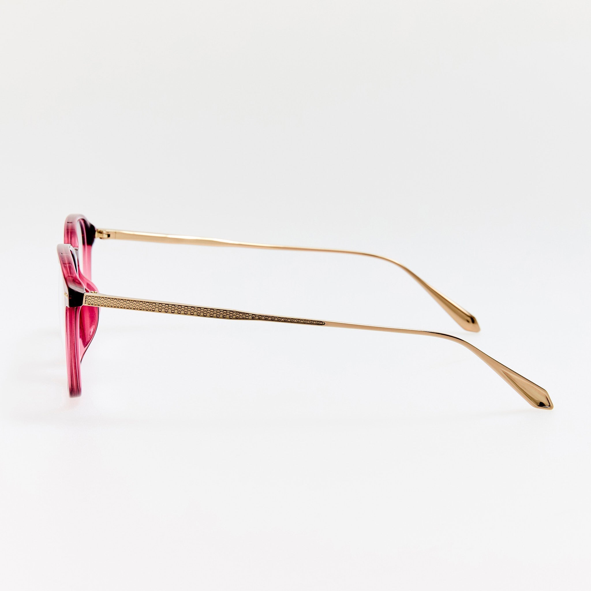Stanley Optical in Wine - LINDA FARROW - Optical Frame - 