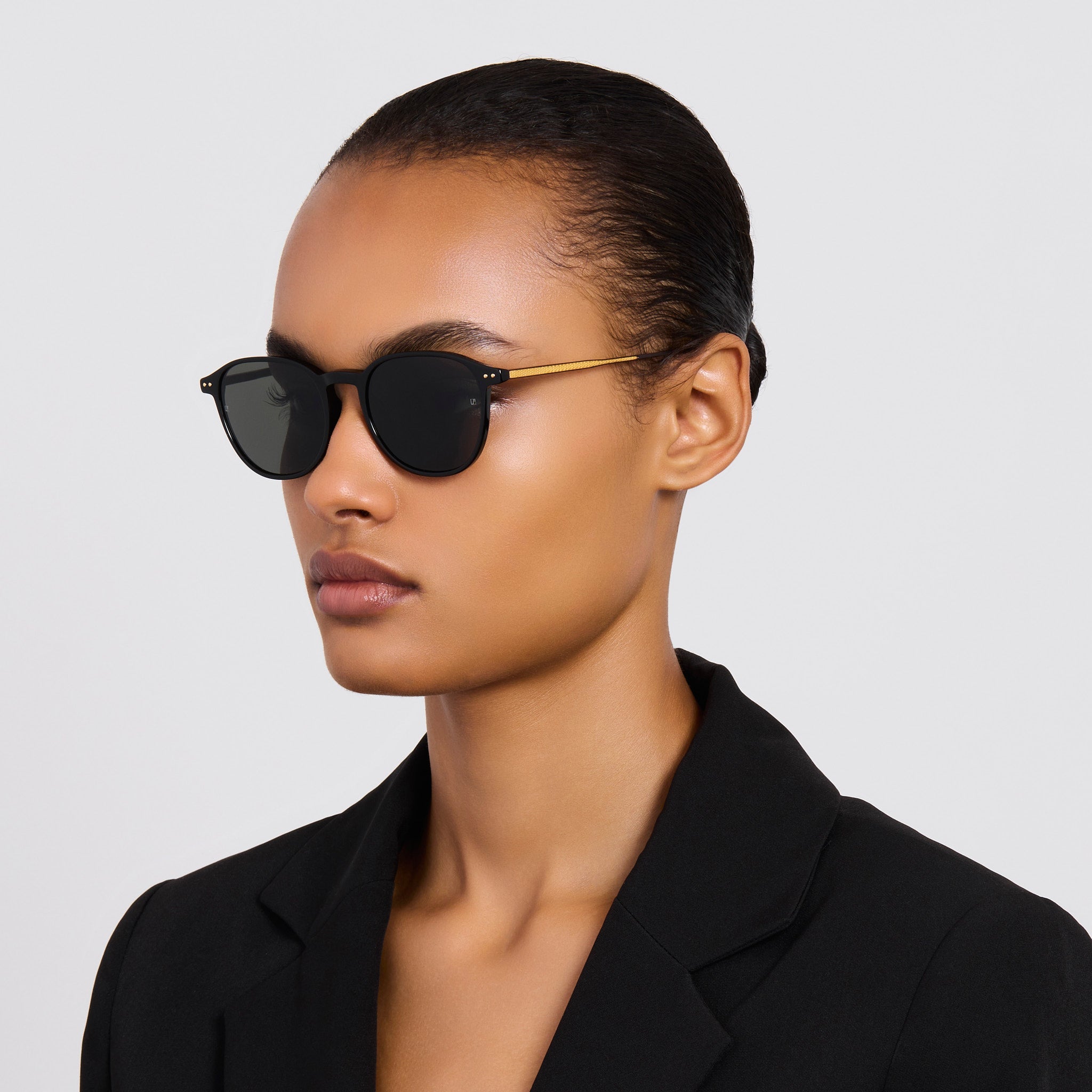 Stanley Sunglasses in Black - LINDA FARROW - Sunglasses - 
