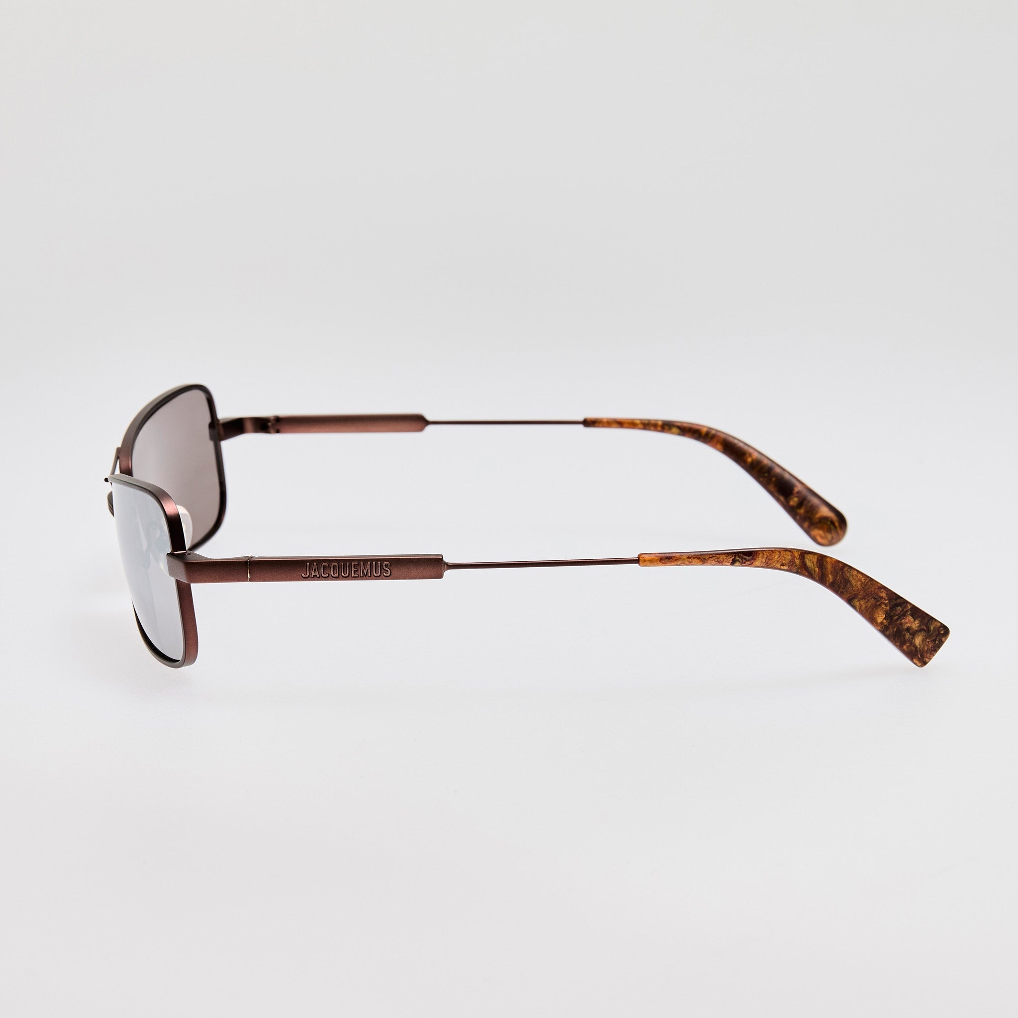Statzione Sunglasses in Matt Brown - LINDA FARROW - Sunglasses - 