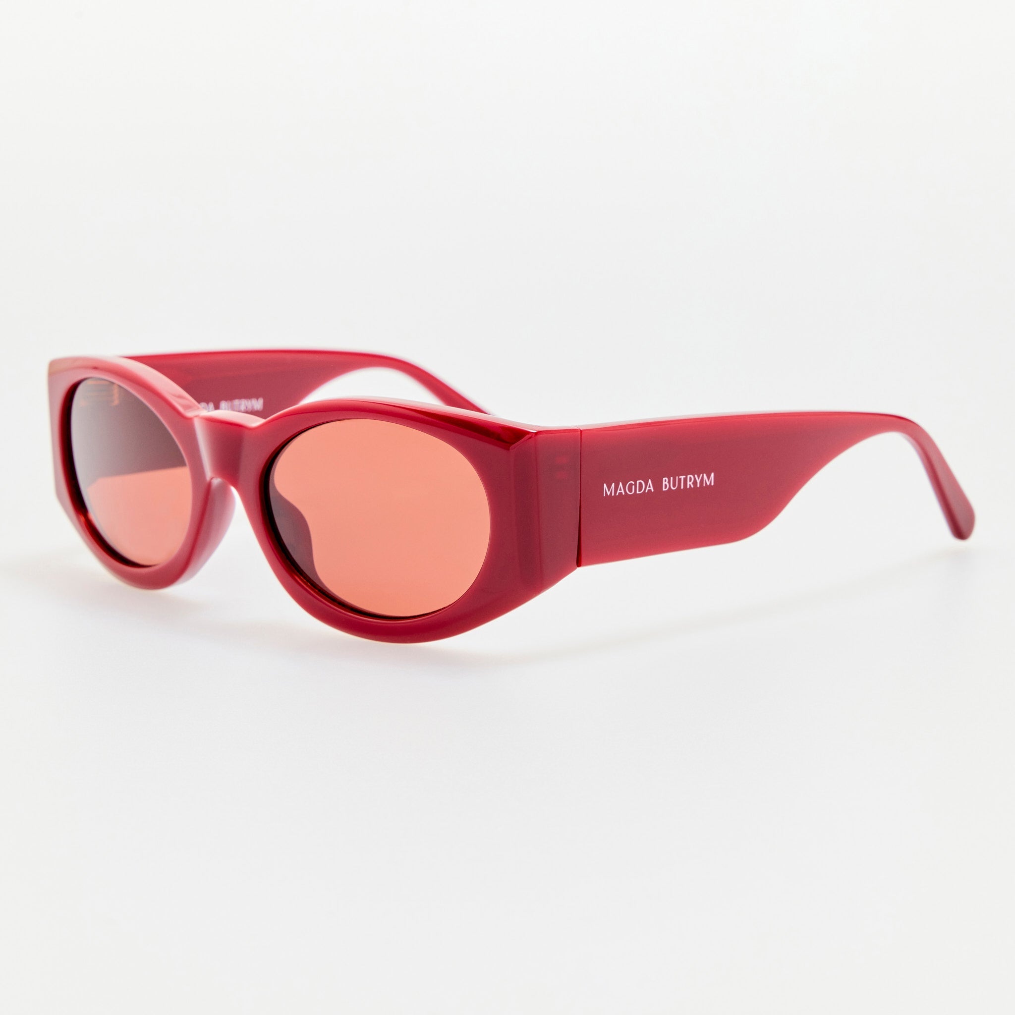 Sunglasses in Burgundy - LINDA FARROW - Sunglasses - 