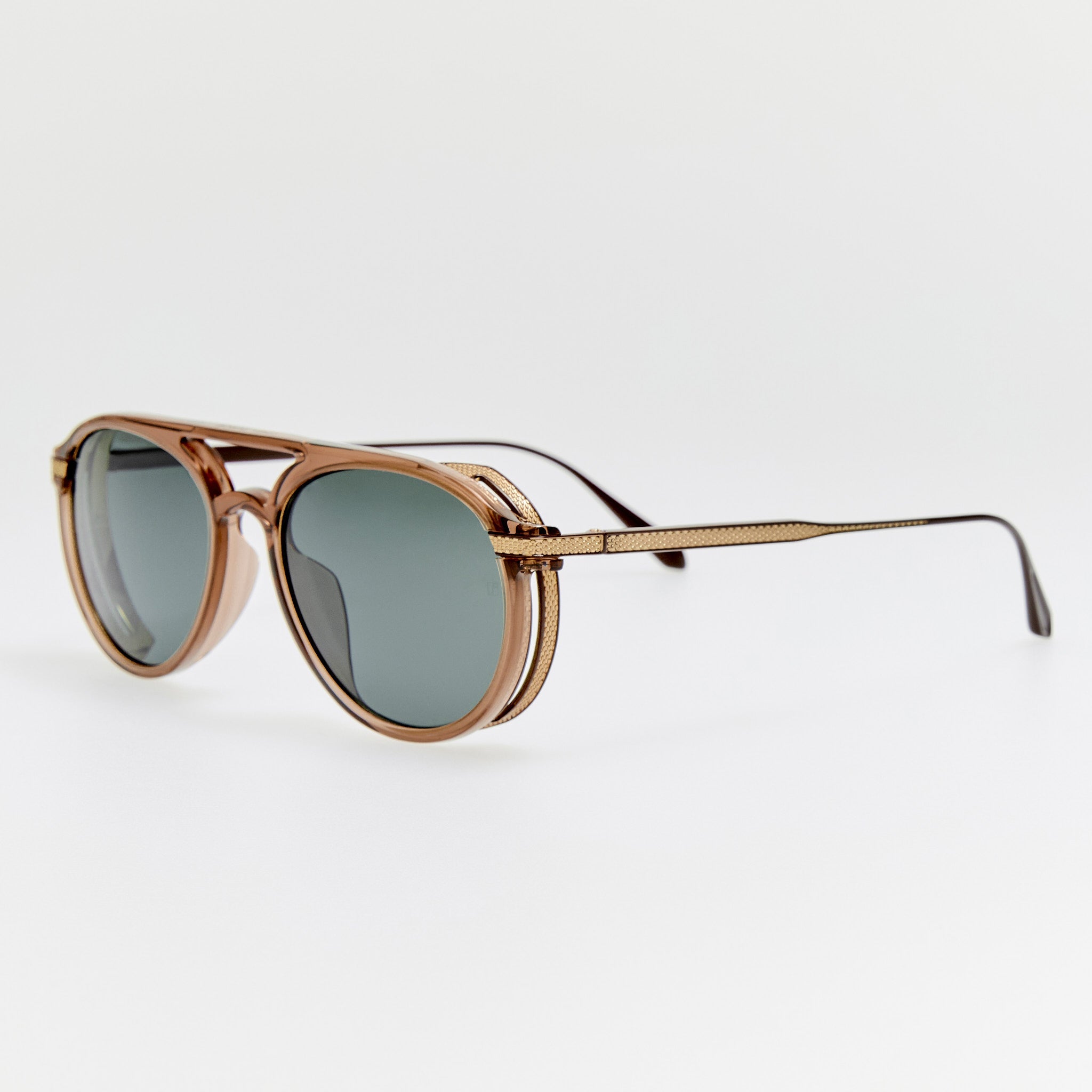 Sutton Sunglasses in Brown - LINDA FARROW - Sunglasses - 