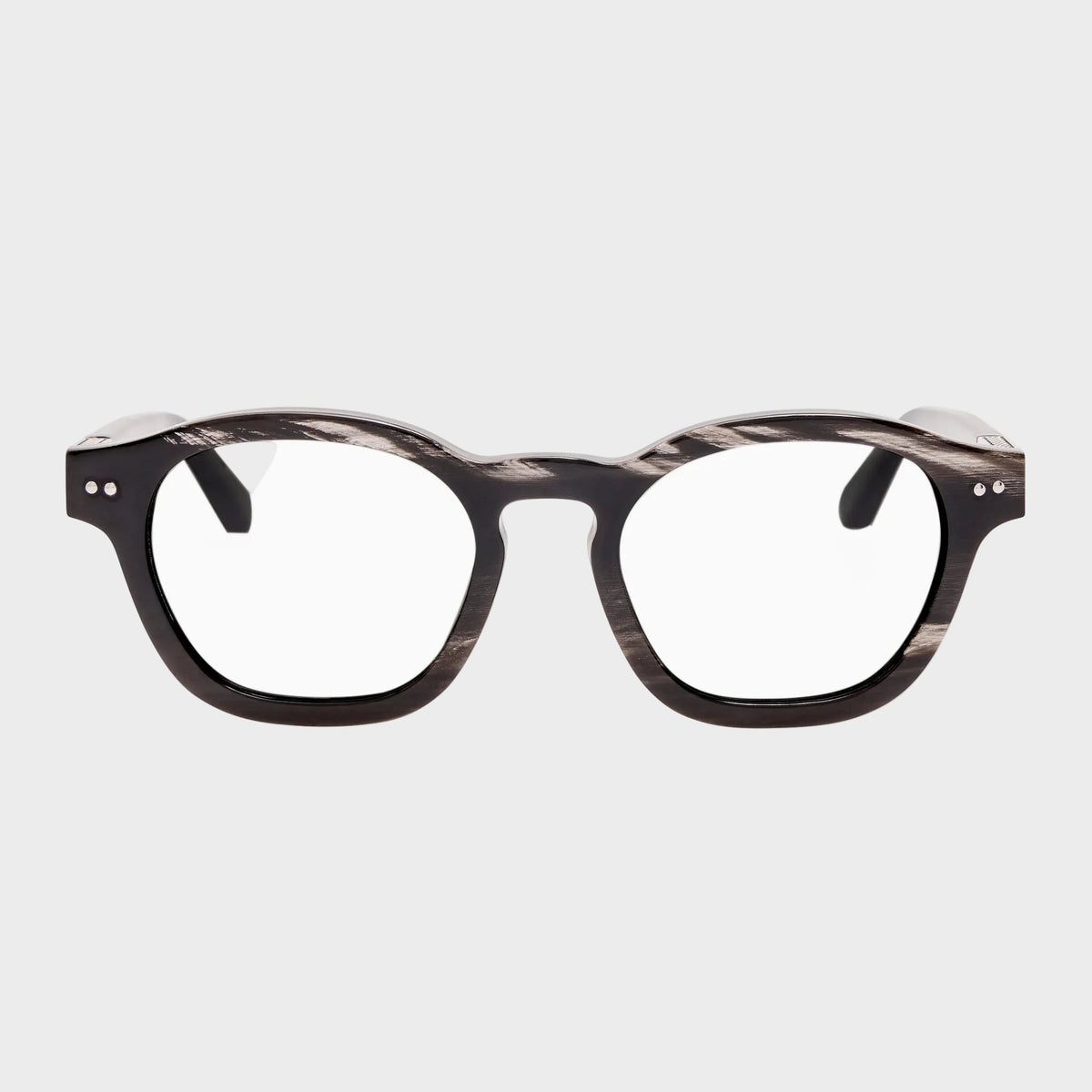 Talbot Optical in Buffalo Horn and 925 Sterling Silver - LINDA FARROW-Optical Frame-