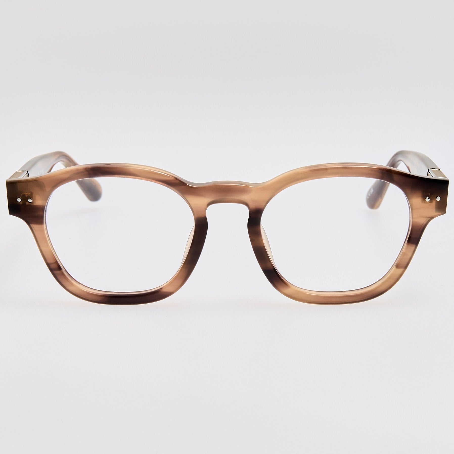 Talbot Optical in Grey Horn - LINDA FARROW - Optical Frame - 