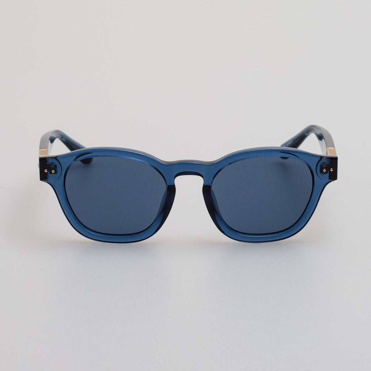 Talbot Sunglasses in Navy | LINDA FARROW Luxury Eyewear display picture 2