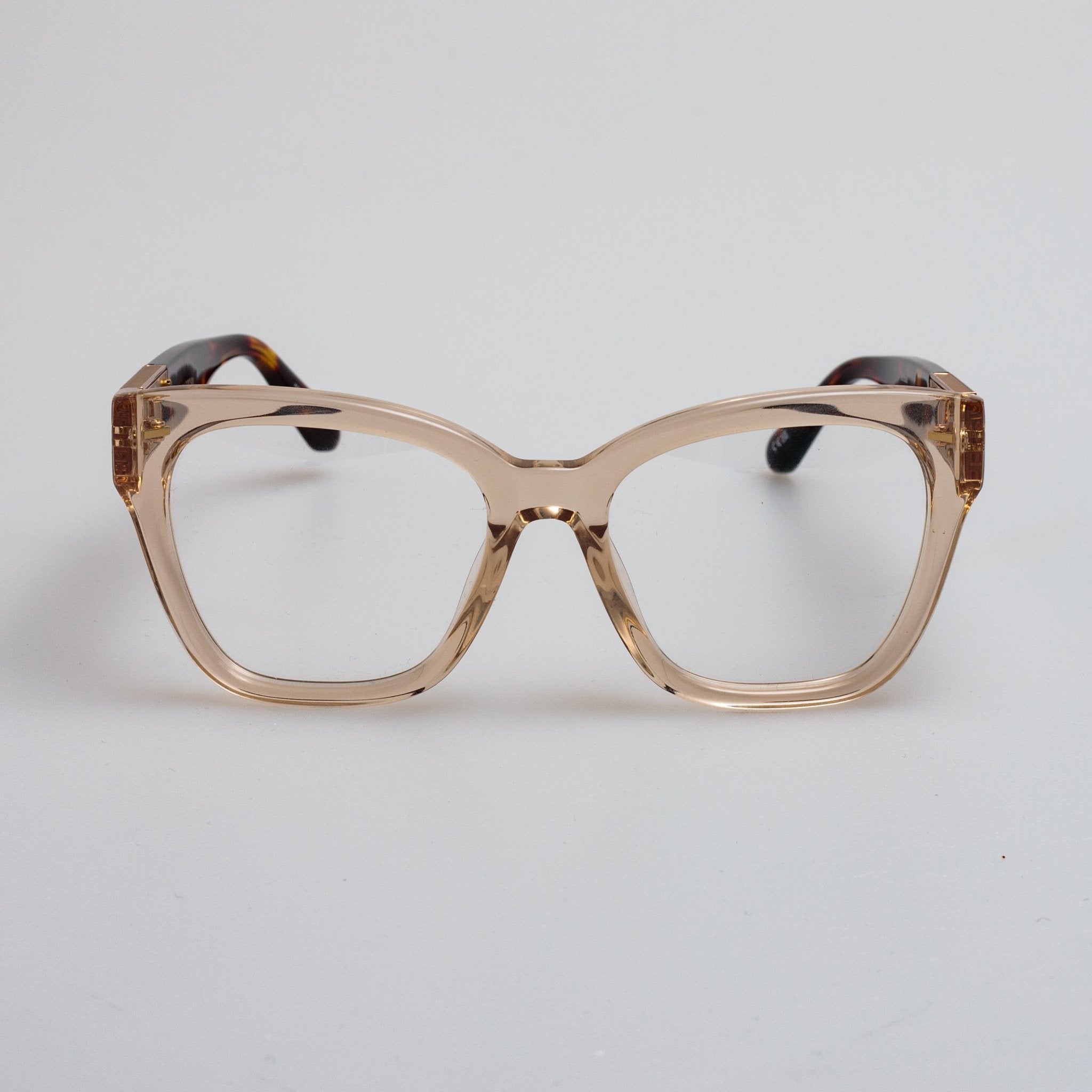 Tamara Cat Eye Optical Frame in Ash - LINDA FARROW - Optical Frame - 
