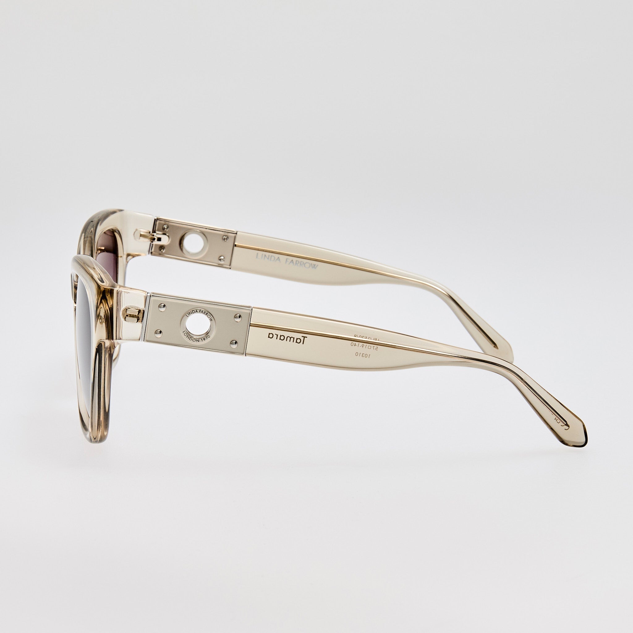Tamara Sunglasses in Truffle - LINDA FARROW - Sunglasses - 