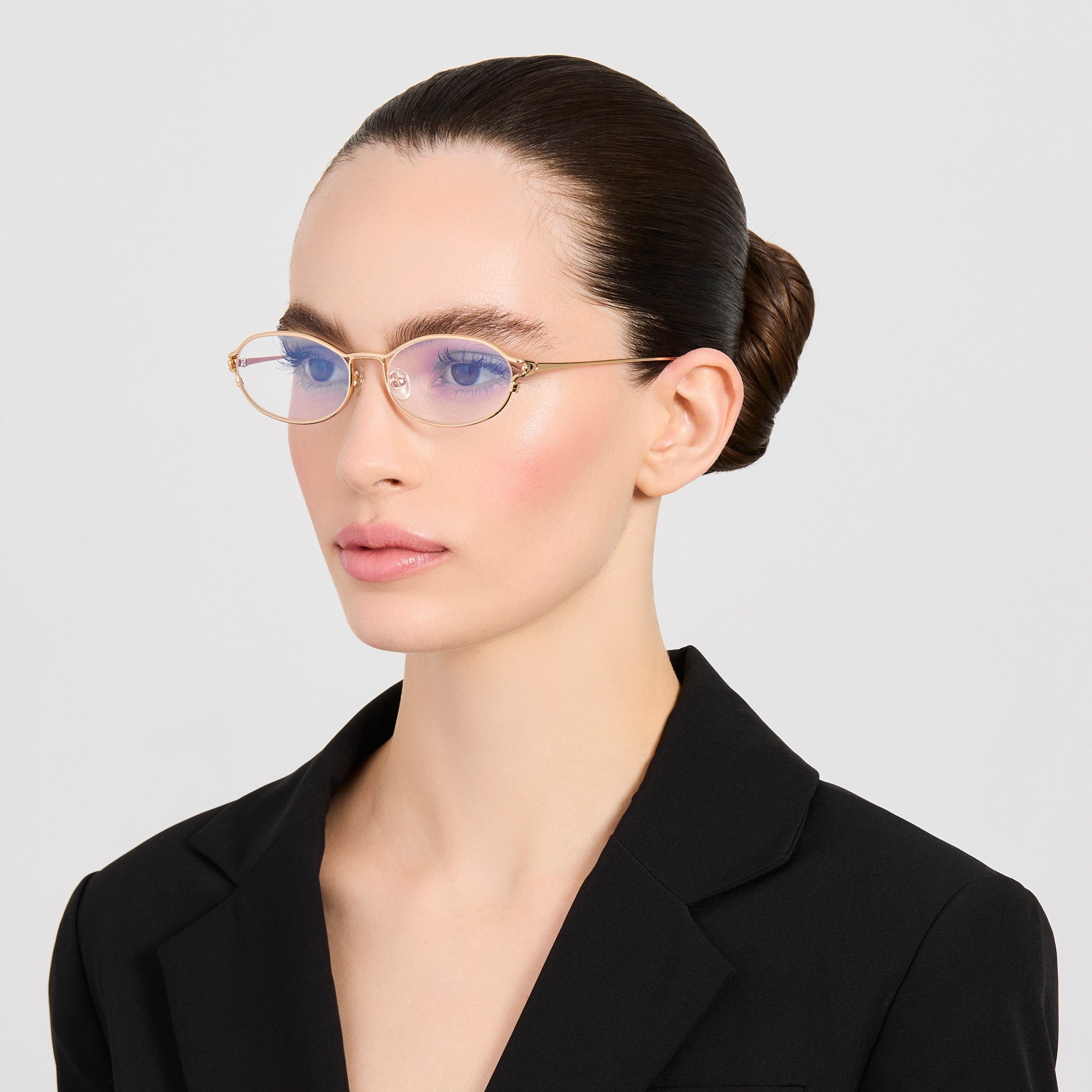 Tempo Optical in Gold - LINDA FARROW-Optical Frame-