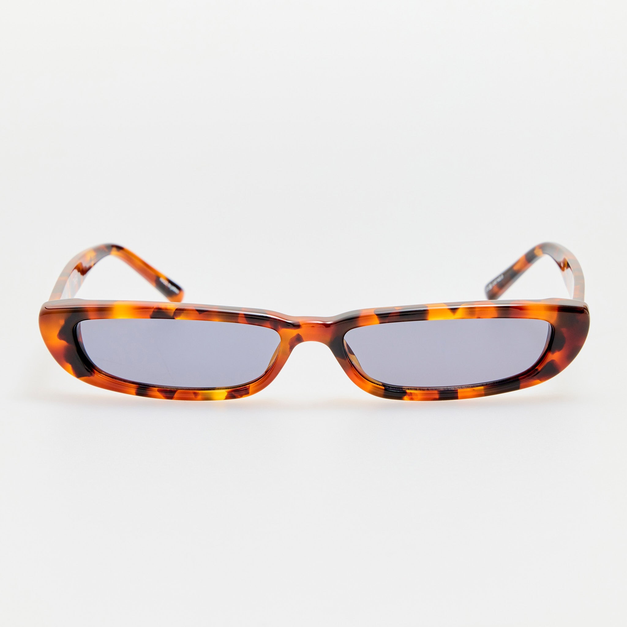 Thea Angular Sunglasses in Tortoiseshell - LINDA FARROW - Sunglasses - 