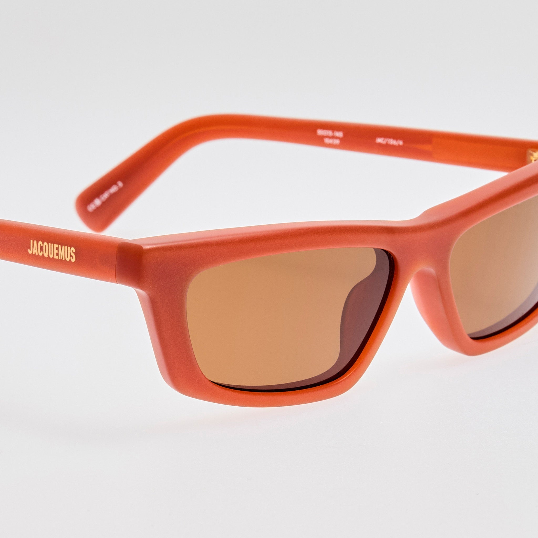 Trapezi Sunglasses in Metallic Coffee - LINDA FARROW - Sunglasses - 