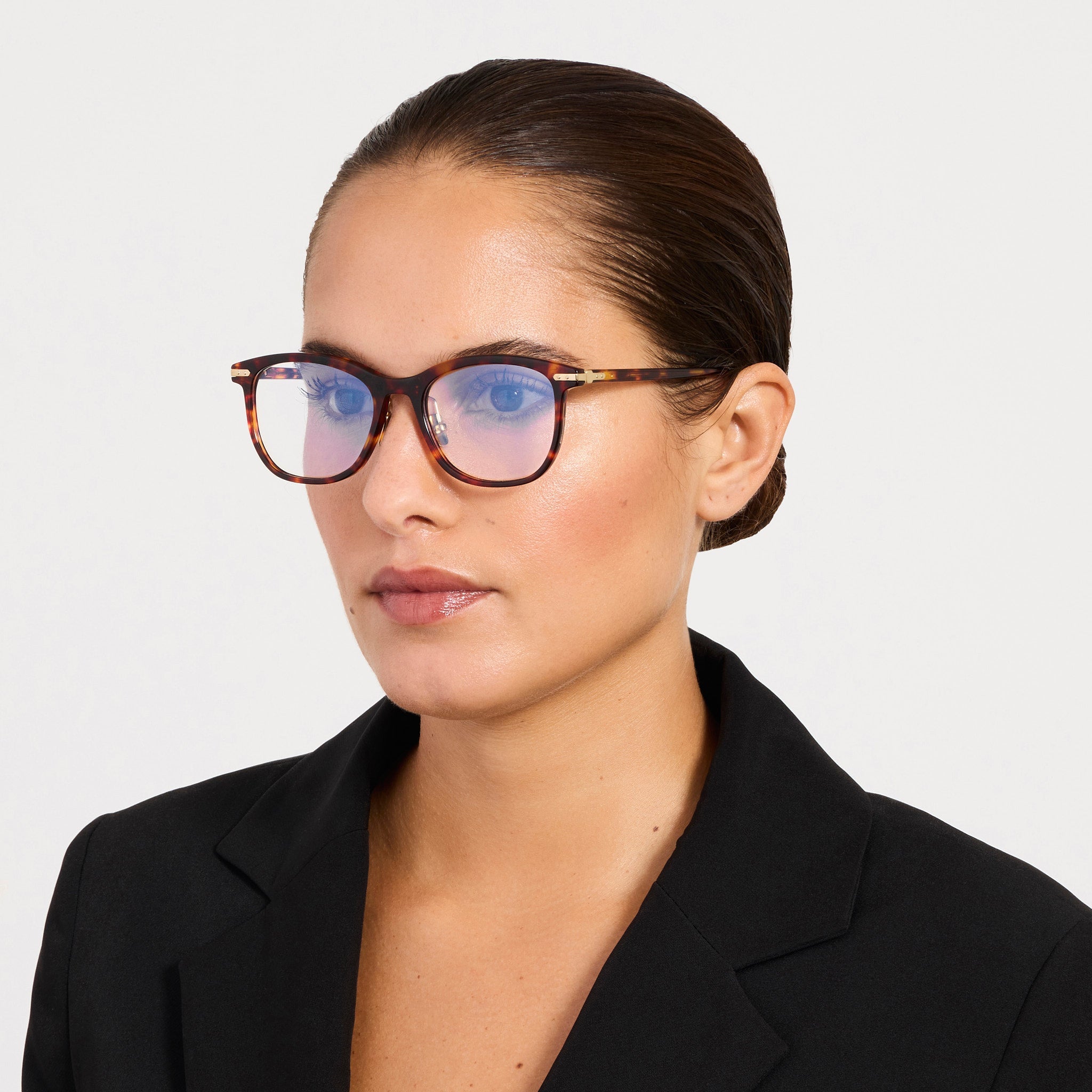 Vanta Optical in Dark Tortoiseshell - LINDA FARROW - Optical Frame - 