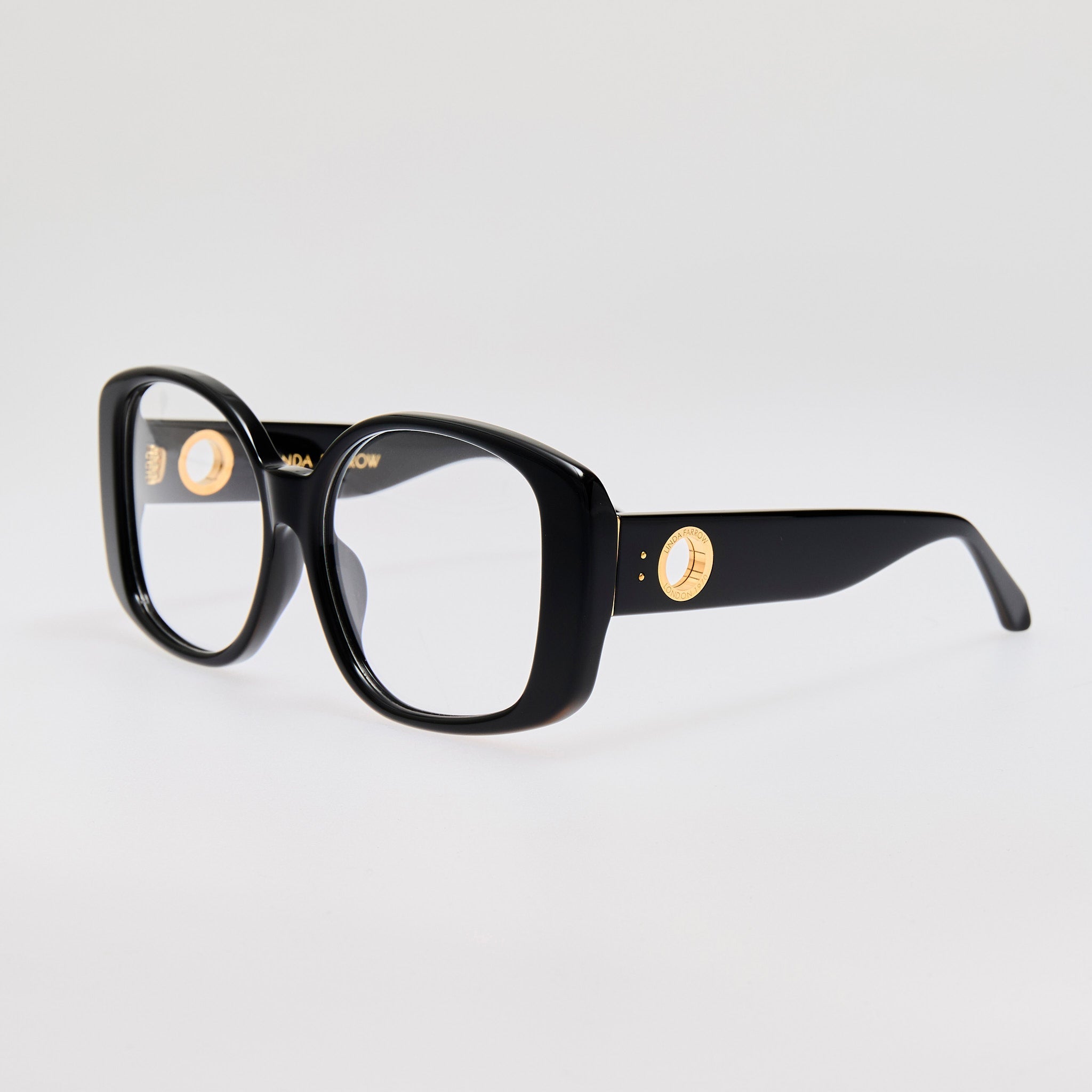 Venus Optical in Black - LINDA FARROW - Optical Frame - 