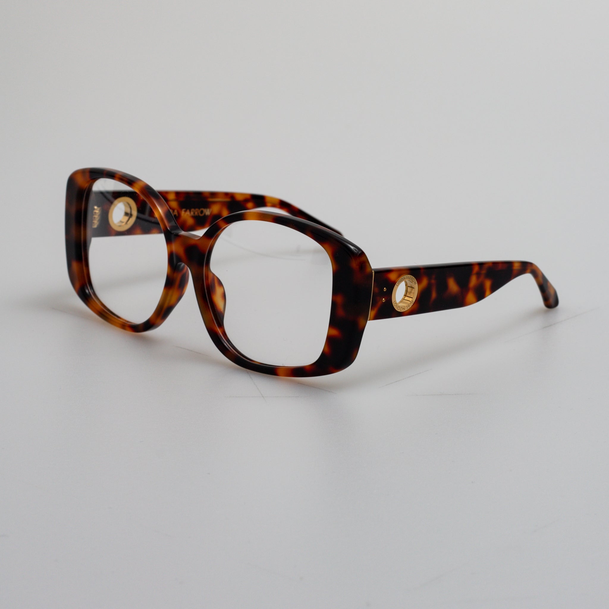 Venus Optical in Dark Tortoiseshell - LINDA FARROW - Optical Frame - 