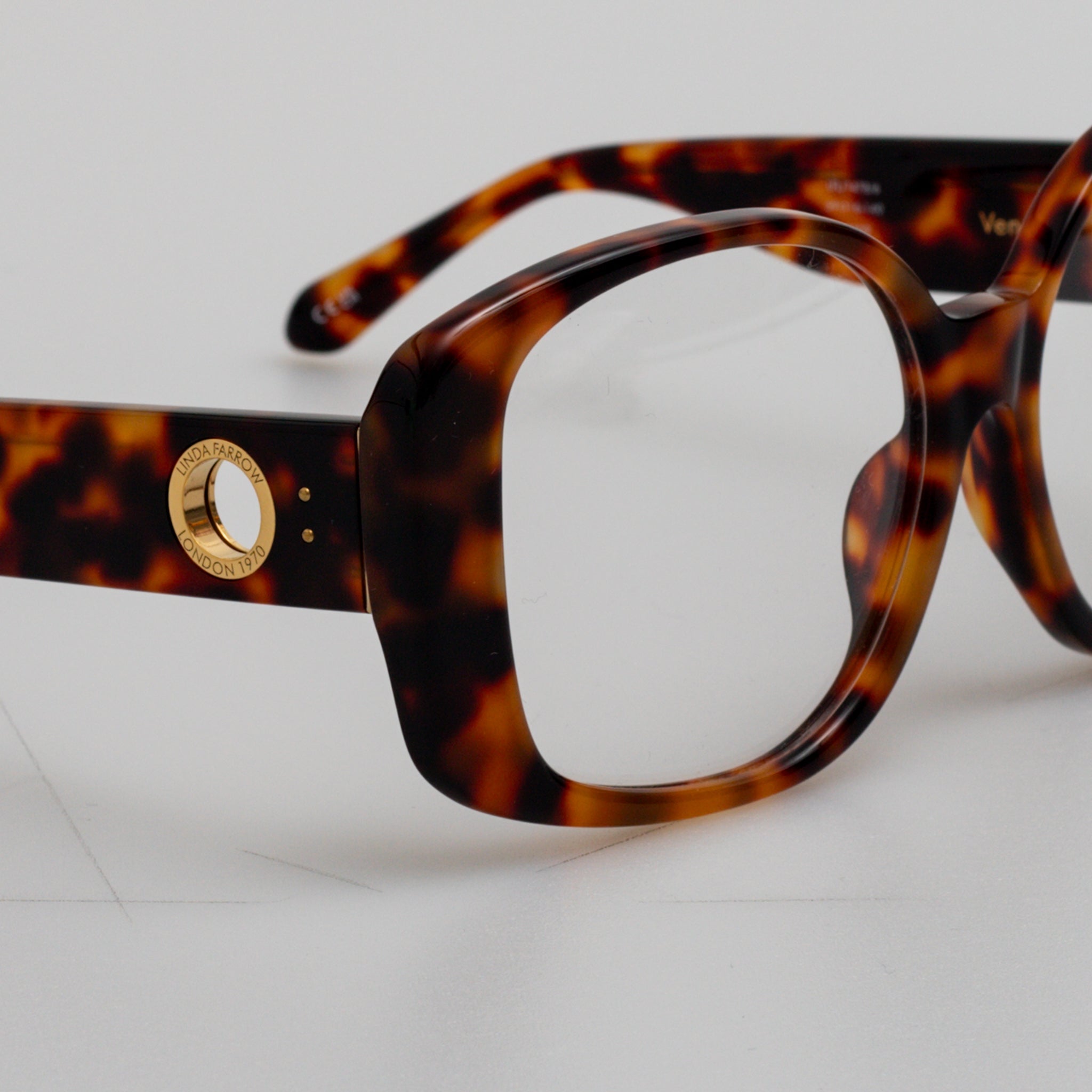 Venus Optical in Dark Tortoiseshell - LINDA FARROW - Optical Frame - 