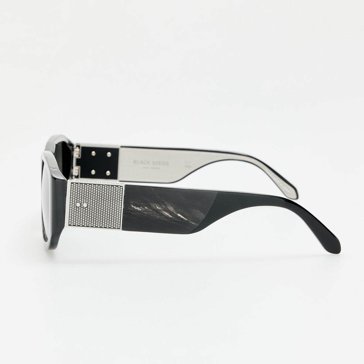 Vlad Sunglasses in Buffalo Horn and 925 Sterling Silver - LINDA FARROW-Sunglasses-