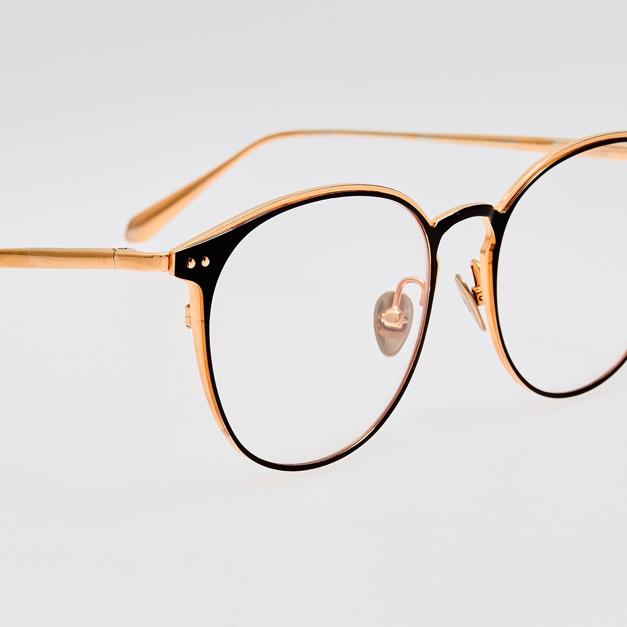 Yves Optical in 18K Rose Gold - LINDA FARROW - Optical Frame - 