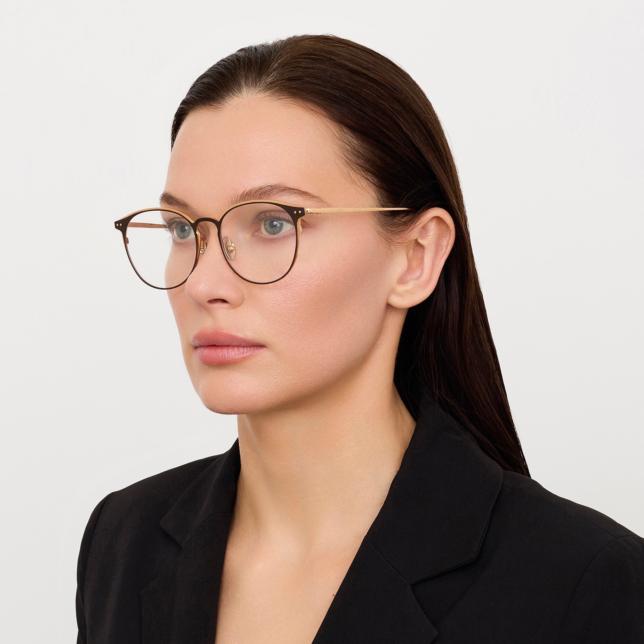 Yves Optical in 18K Rose Gold - LINDA FARROW - Optical Frame - 