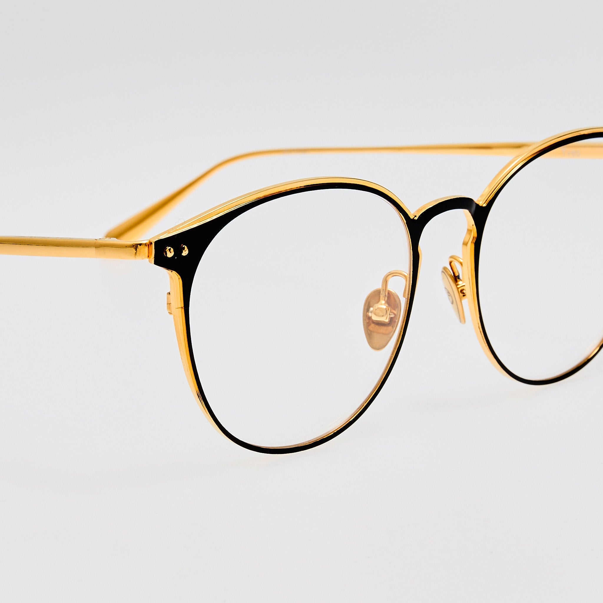 Yves Optical in 22K Yellow Gold - LINDA FARROW - Optical Frame - 