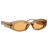 Berta Oval Sunglasses in Sand