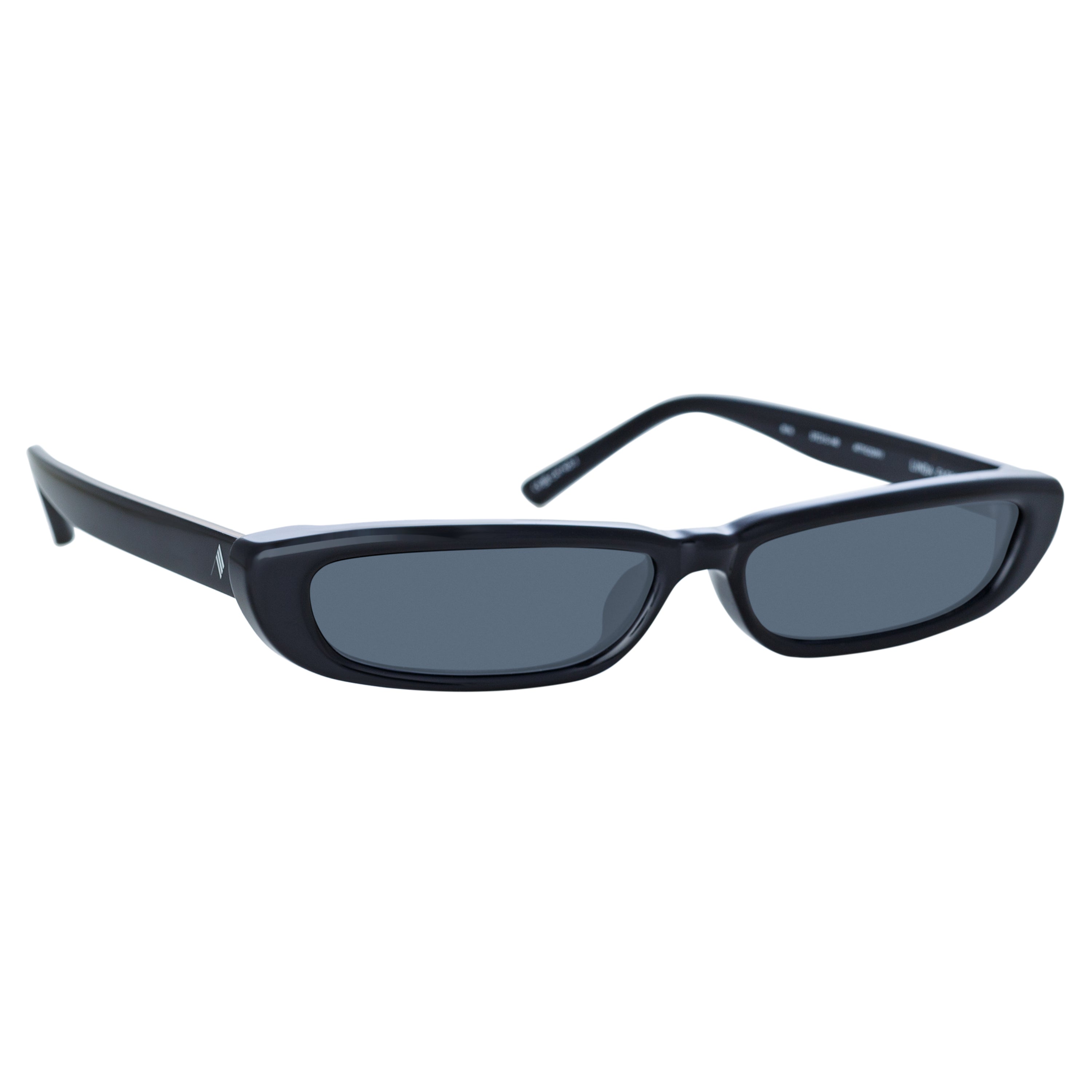 Thea Angular Sunglasses in Black