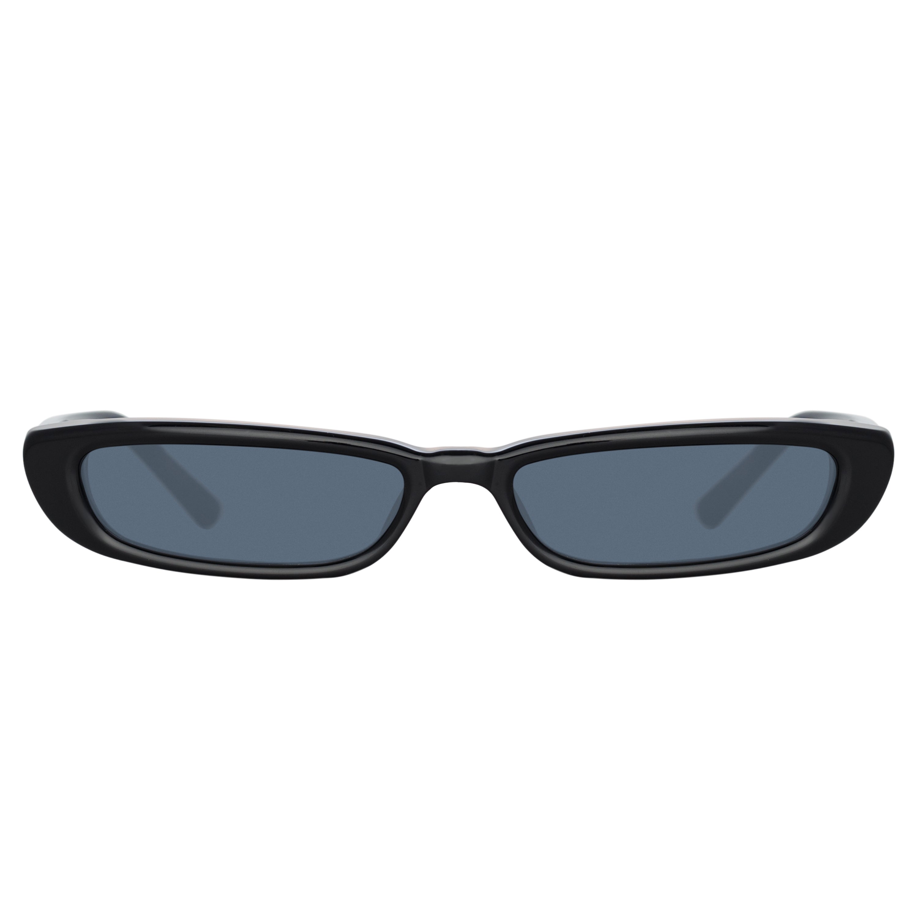 Thea Angular Sunglasses in Black