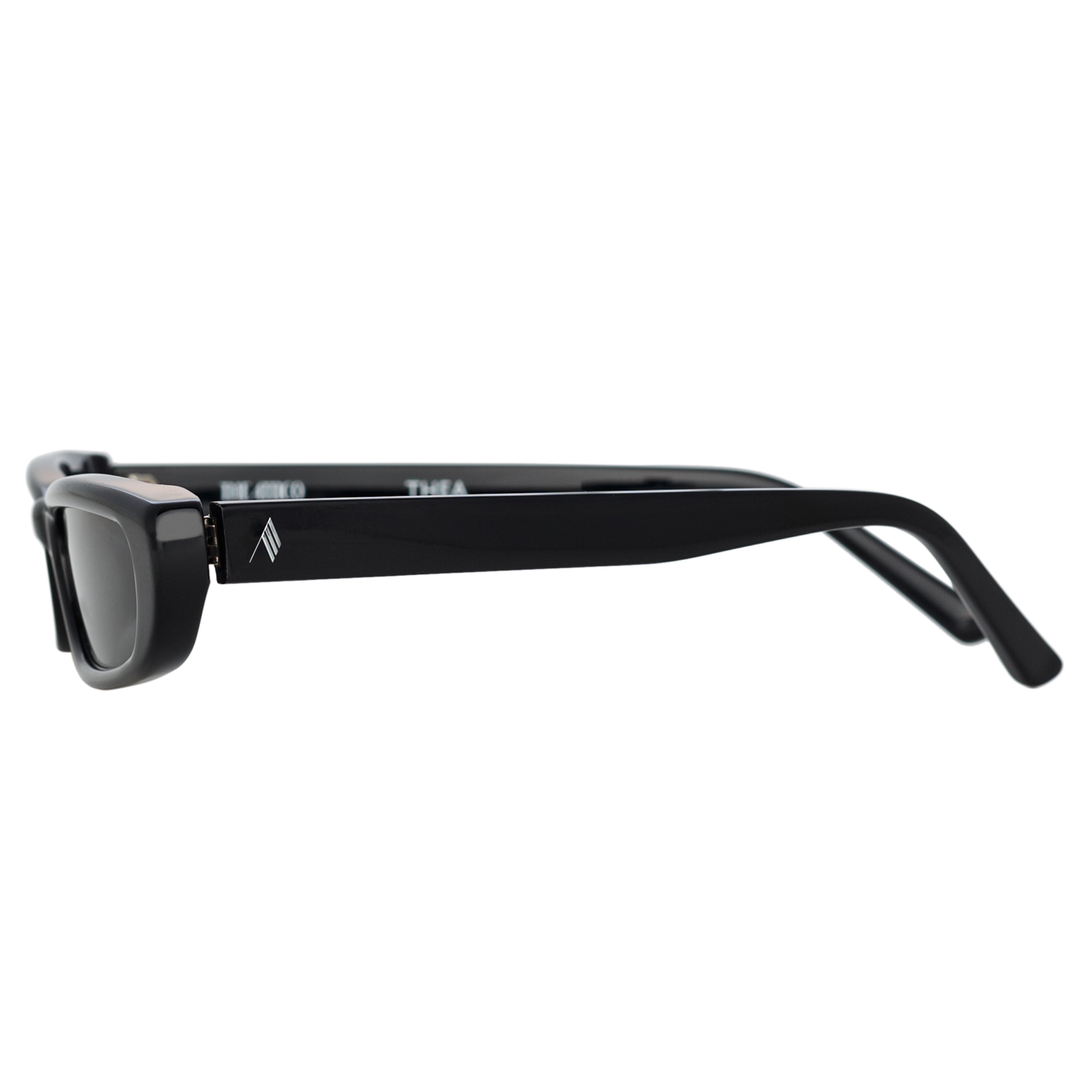 Thea Angular Sunglasses in Black